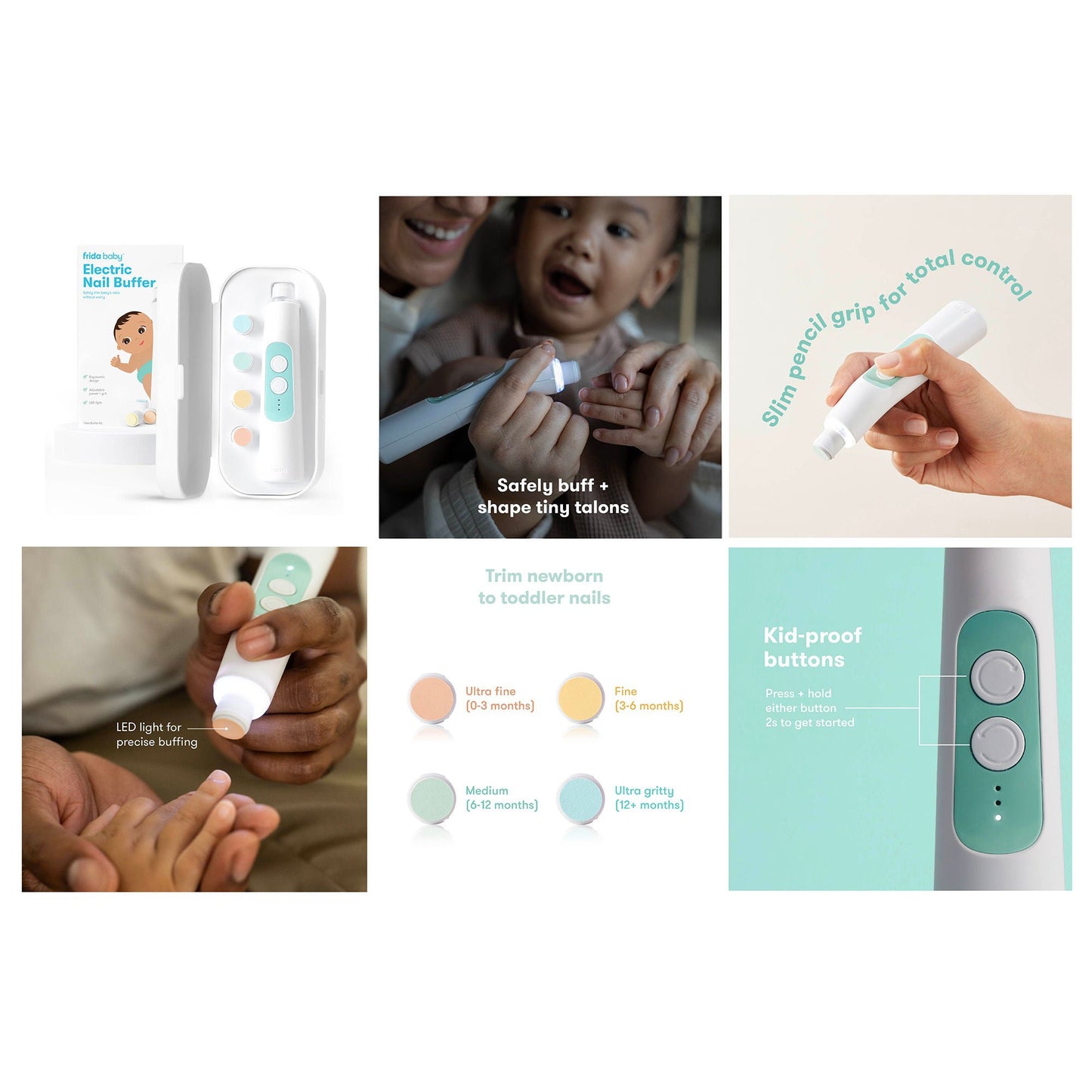 frida baby Electric Nail Buffer Kit