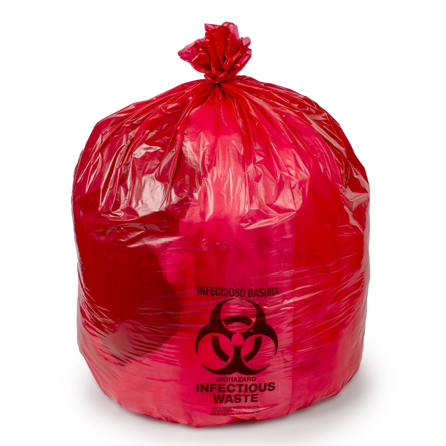 Colonial Bag Biohazard Waste Bag, 10 gallon Capacity