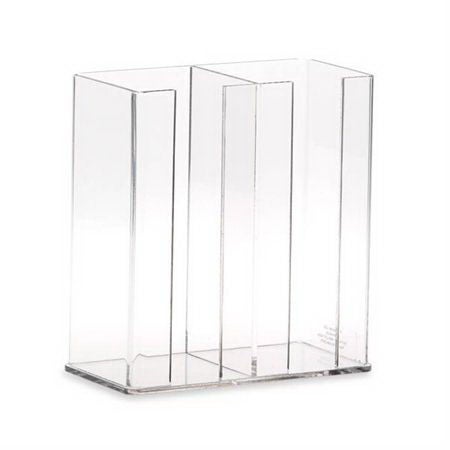 Media Plate Holder Rack Clear Acrylic 2 Place Capacity