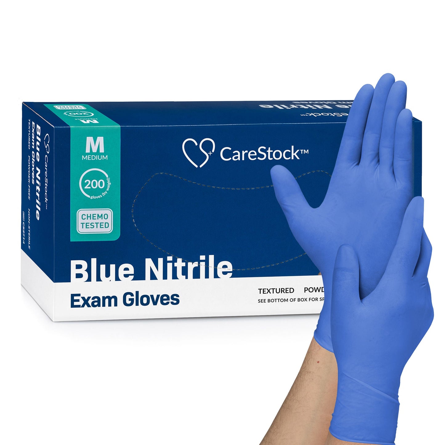 CareStock™ Nitrile Exam Gloves, Blue