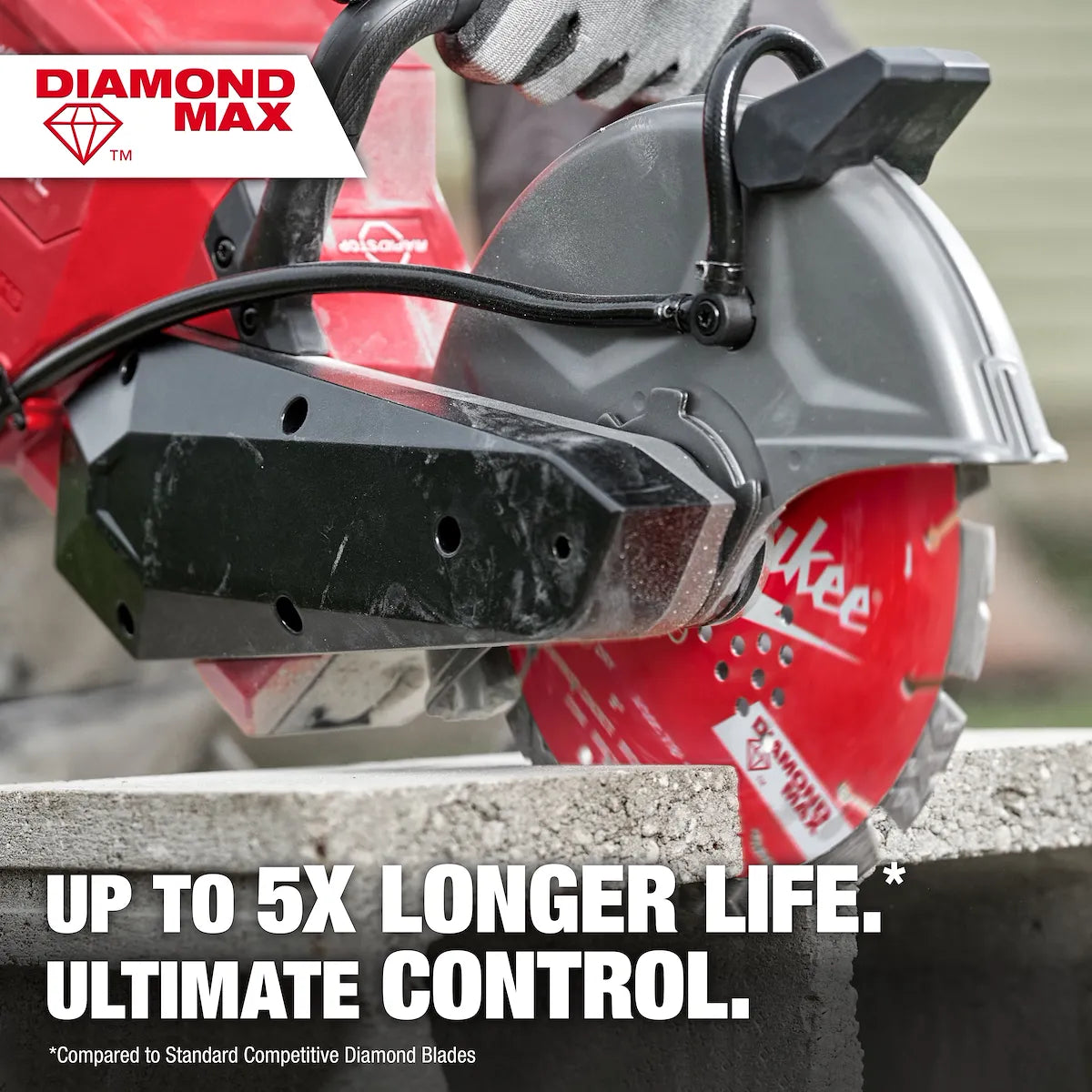 Milwaukee 5" DIAMOND MAX Segmented Turbo, General Purpose Diamond Blade 49-93-9005 | Diamond Coated