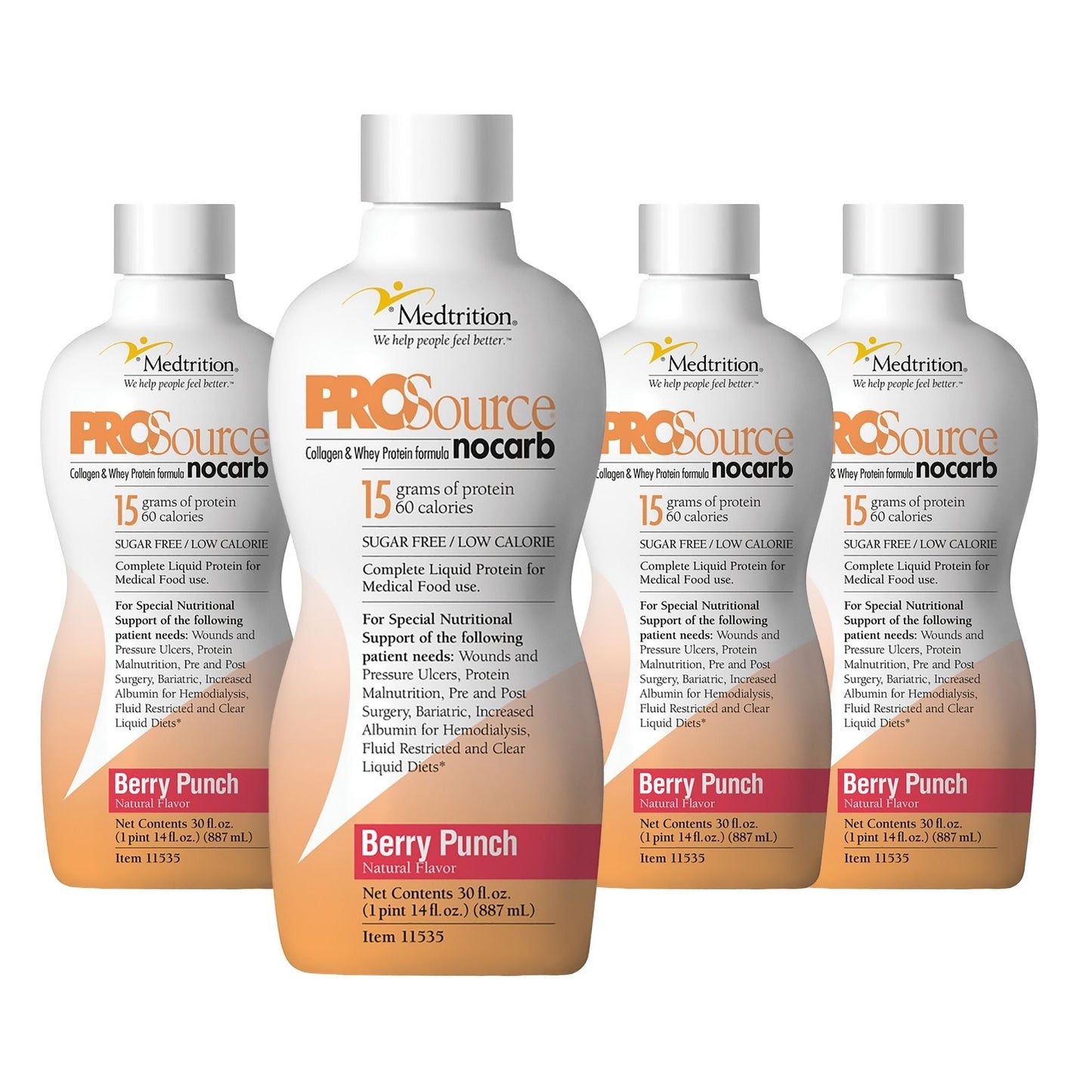 ProSource NoCarb™ Berry Punch Collagen and Whey Protein Formula, Bottle