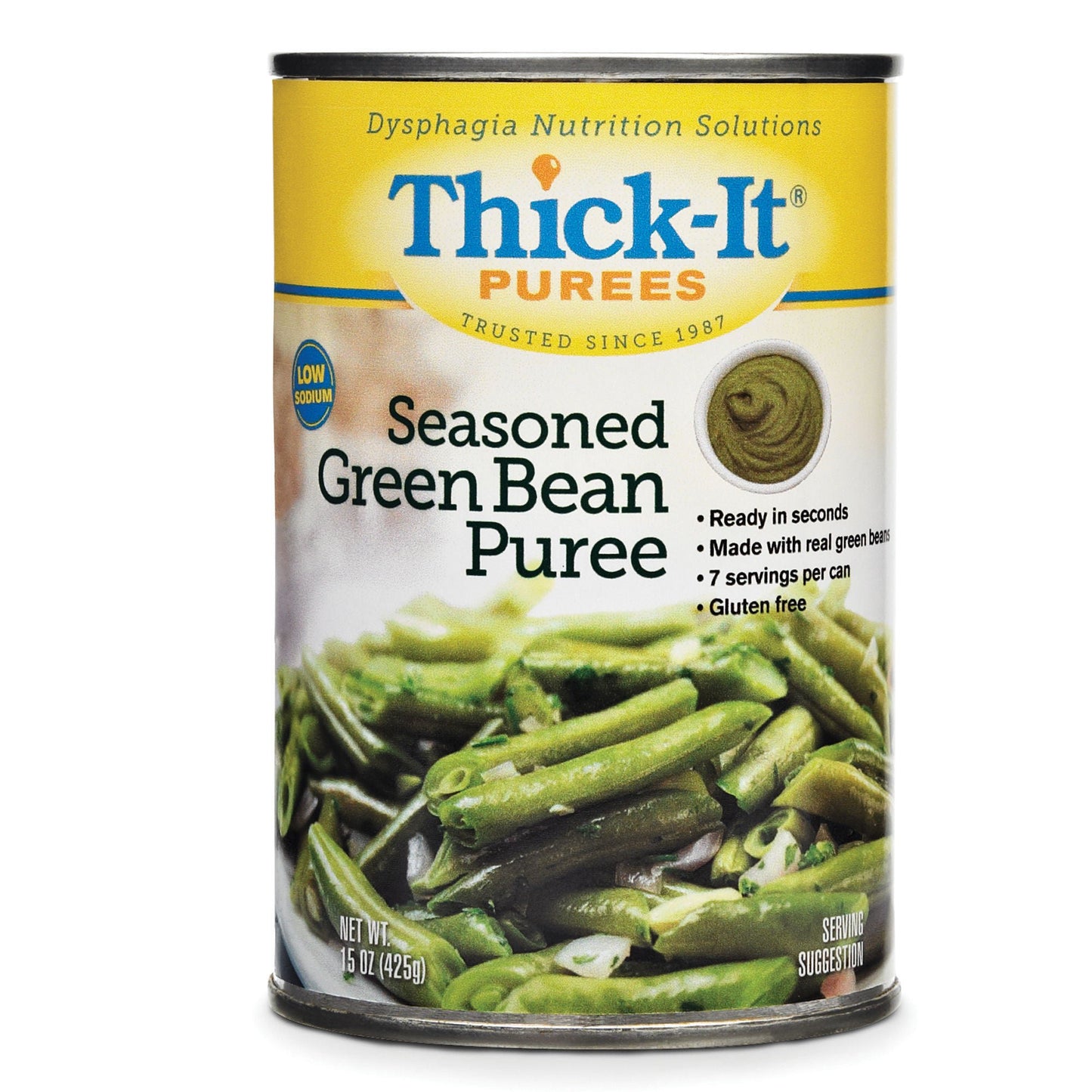 Thick-It® Seasoned Green Bean Purée, Can
