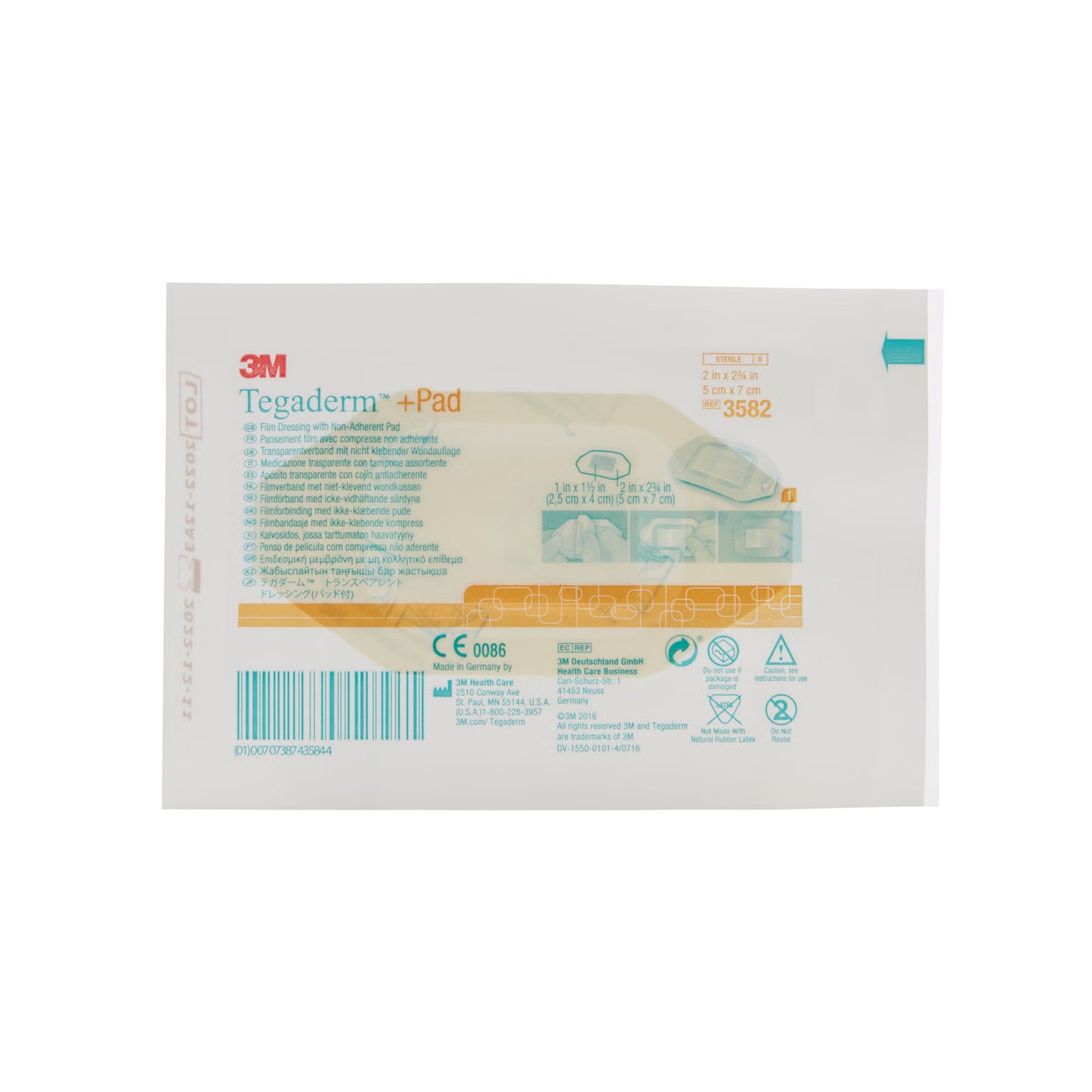 3M™ Tegaderm™ Film Dressing with Pad