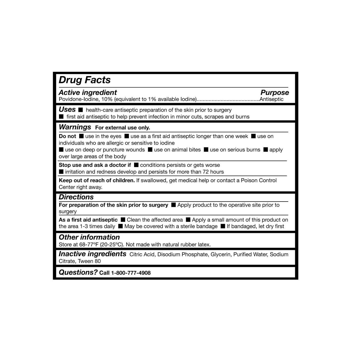 McKesson Prep Solution Jug
