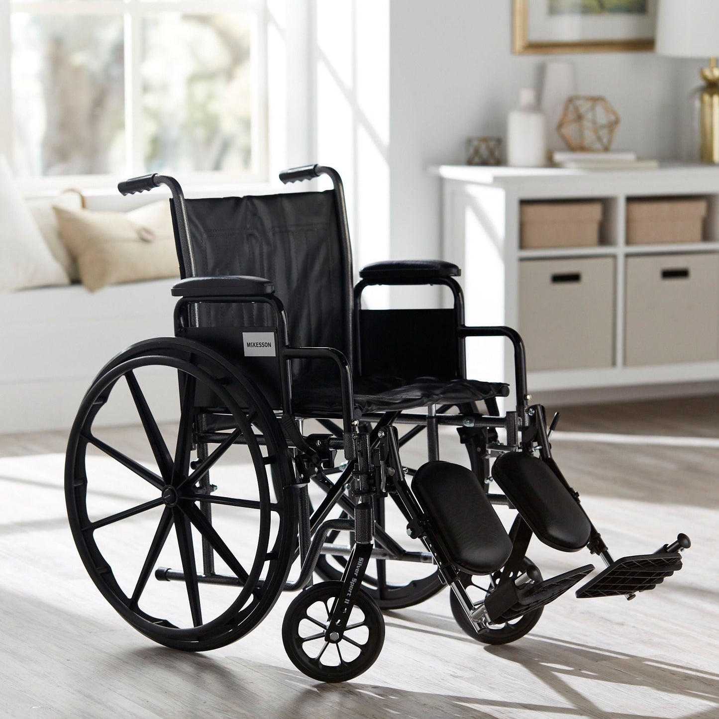 McKesson Wheelchair, 18 Inch Seat Width