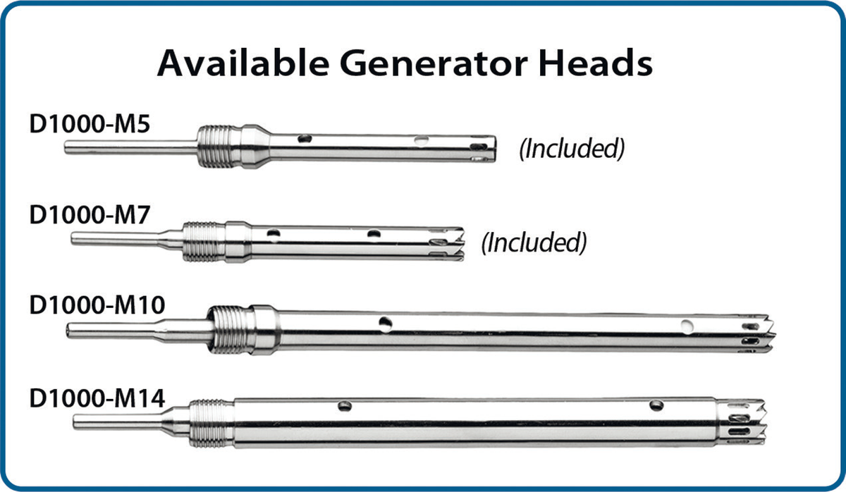Benchmark Scientific D1000 Homogenizer Generator D1000-M Series