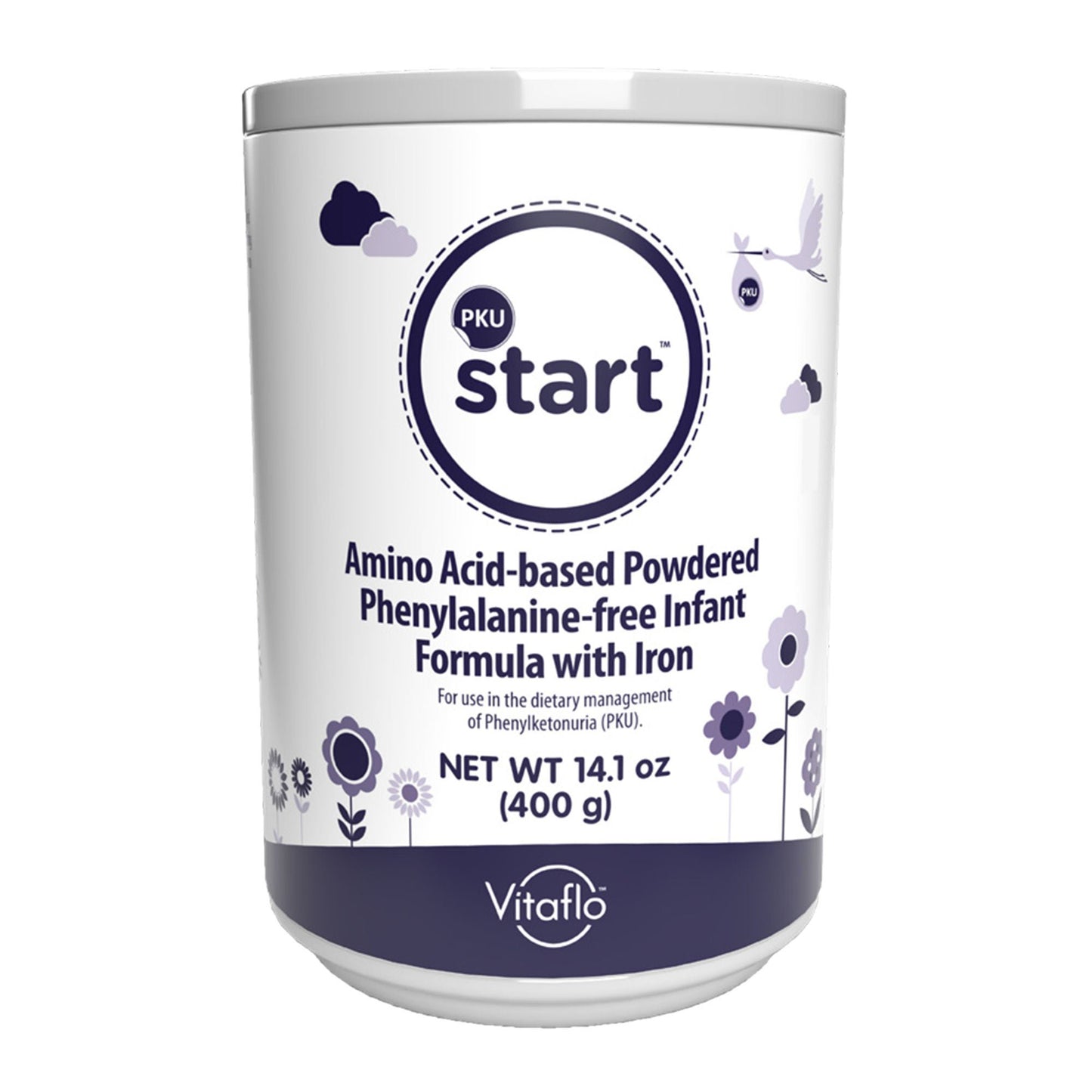 PKU start Infant Formula Unflavored 400 Gram Can Powder Amino Acid PKU