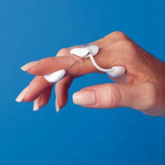 DeRoyal Extension Finger Splint Adult Slide-On Left or Right Hand