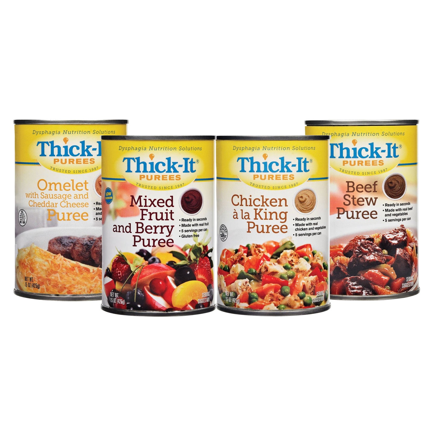 Thick-It® Beef in BBQ Sauce Purée, Can