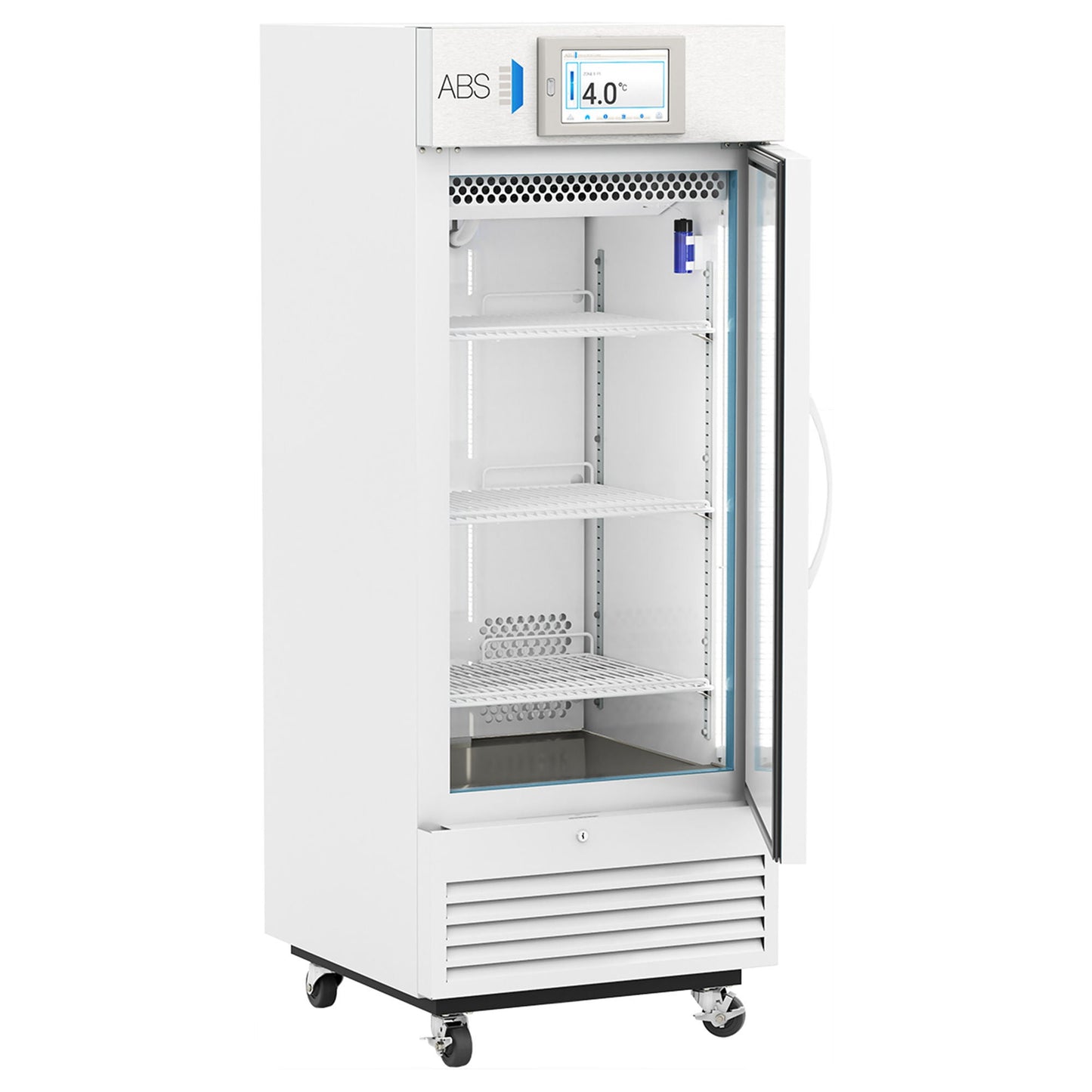 ABS Upright Refrigerator Pharmaceutical 12 cu.ft. 1 Solid Swing Door Cycle Defrost