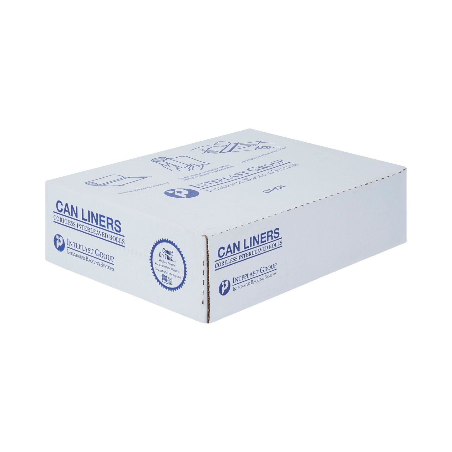 McKesson Super Plus Duty Trash Bag, Clear