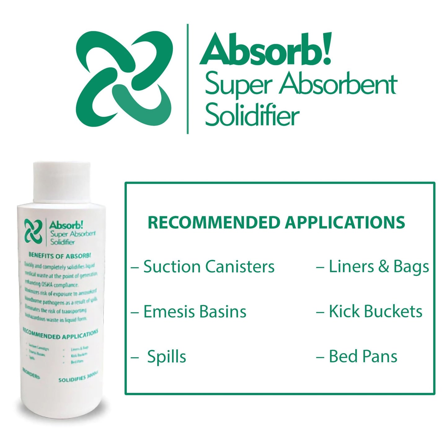 Absorb! Fluid Solidifier 1,200 cc Bottle