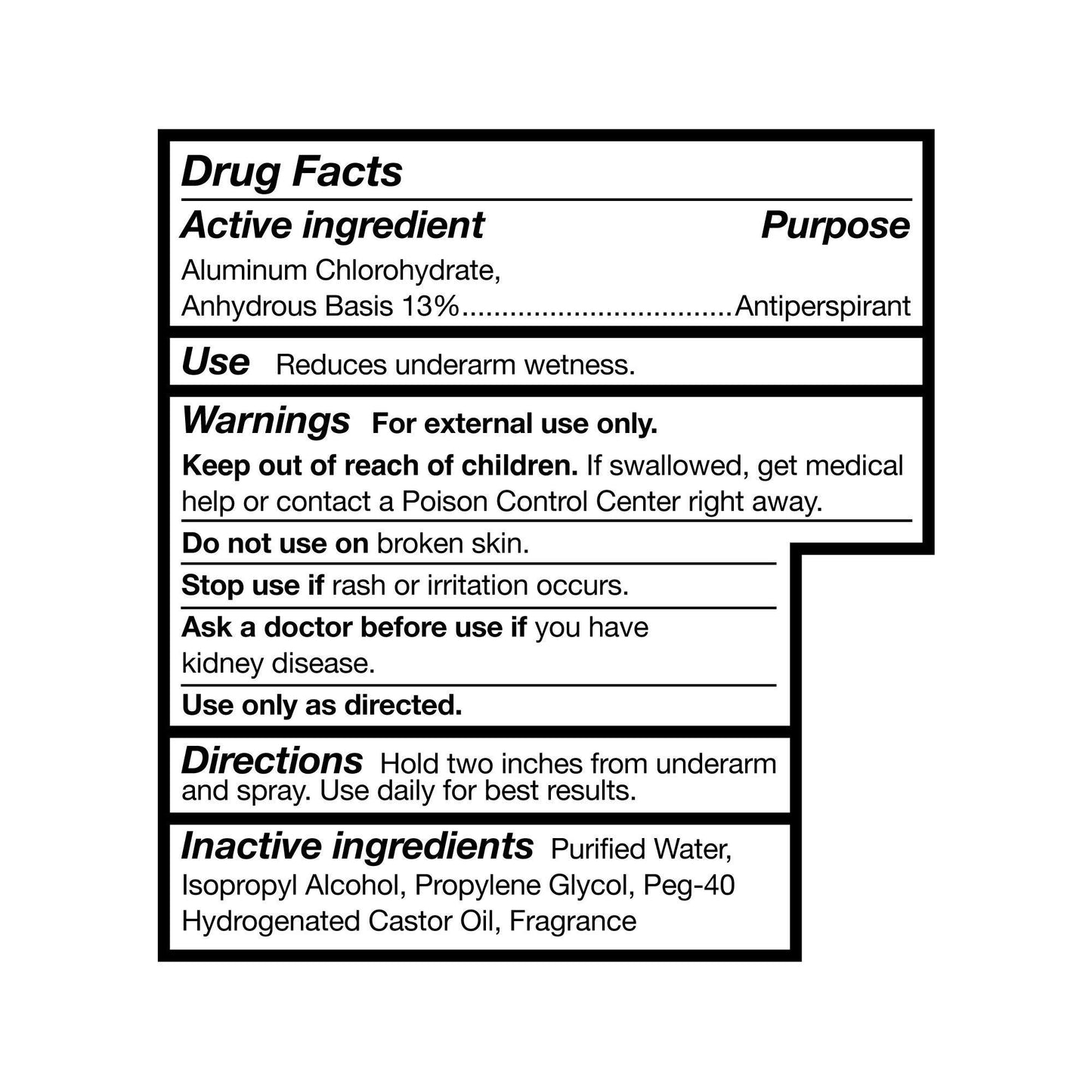 McKesson Antiperspirant / Deodorant, Fresh Scent, Spray Bottle