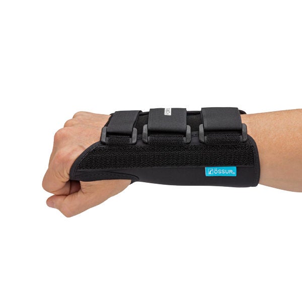 Ossur Formfit Wrist Brace Aluminum / Cotton / Polyester Right Hand Black
