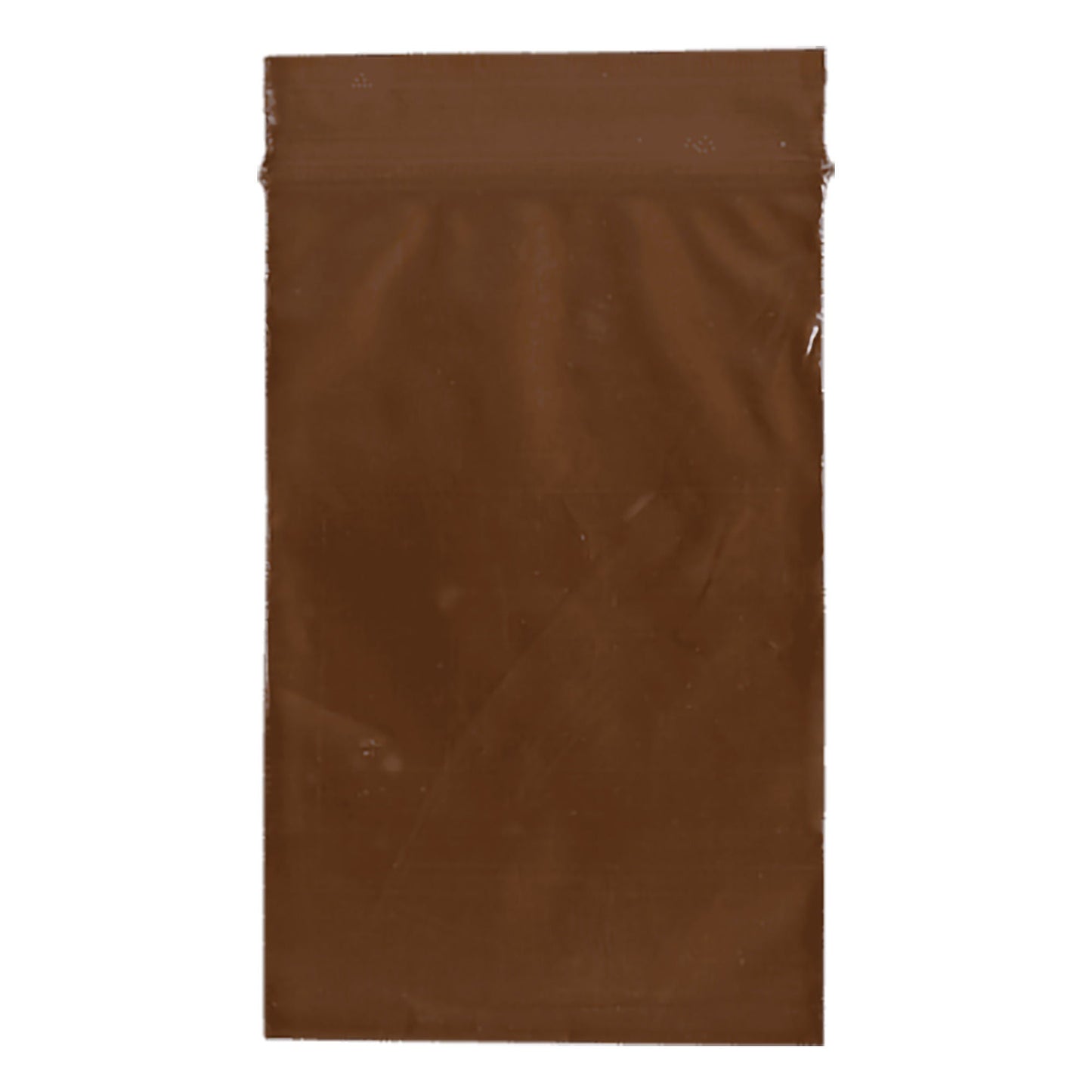 Reclosable UV Protection Bag 2-1/ Plastic Amber Zipper Closure