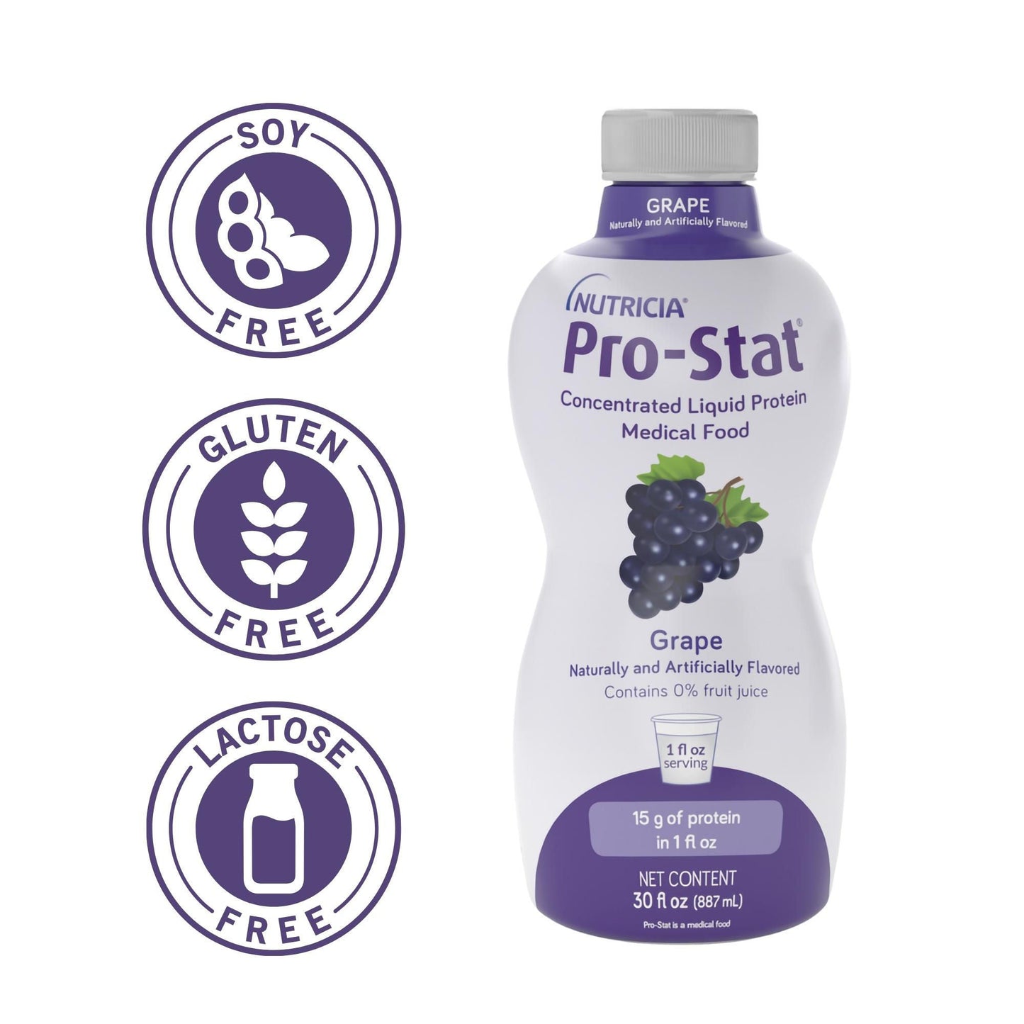 Pro-Stat® Grape Complete Liquid Protein Medical Food, Bottle