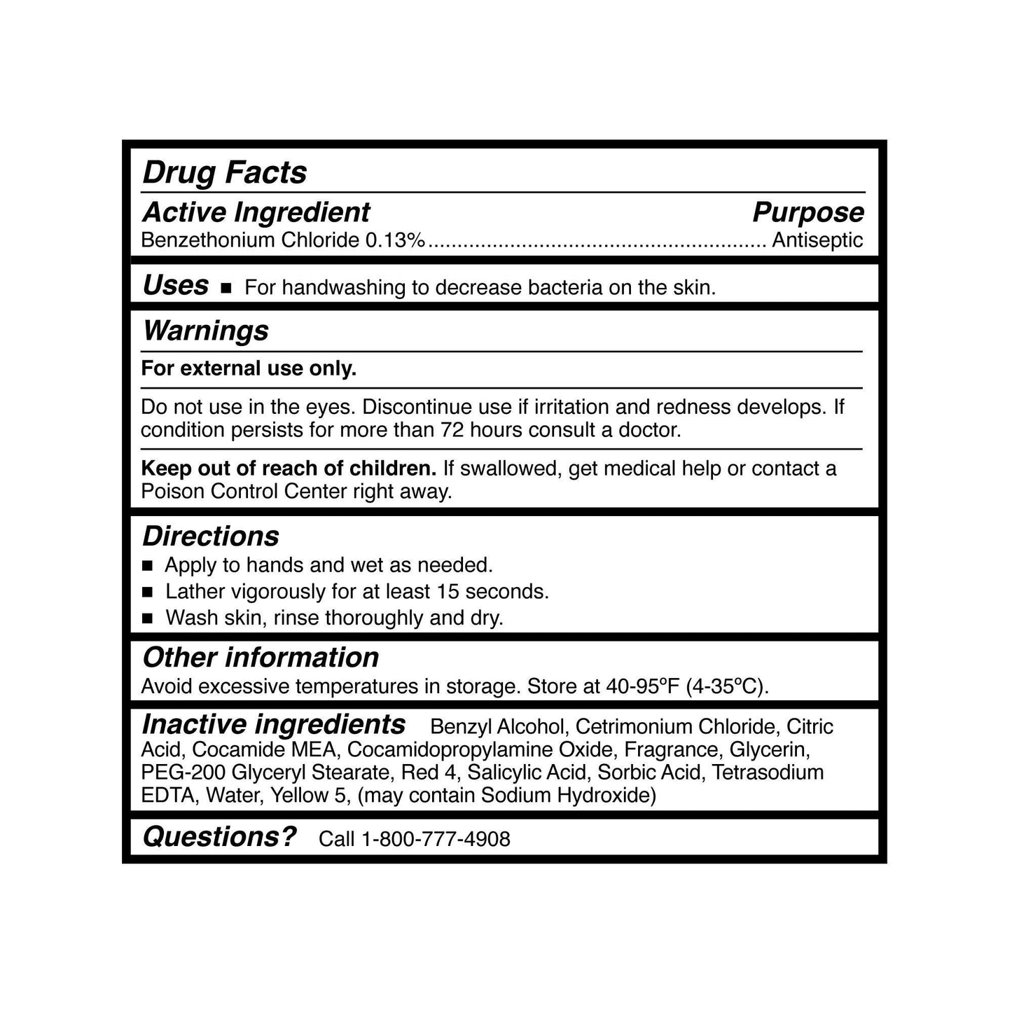 McKesson Clean Scent Antibacterial Soap, bottle