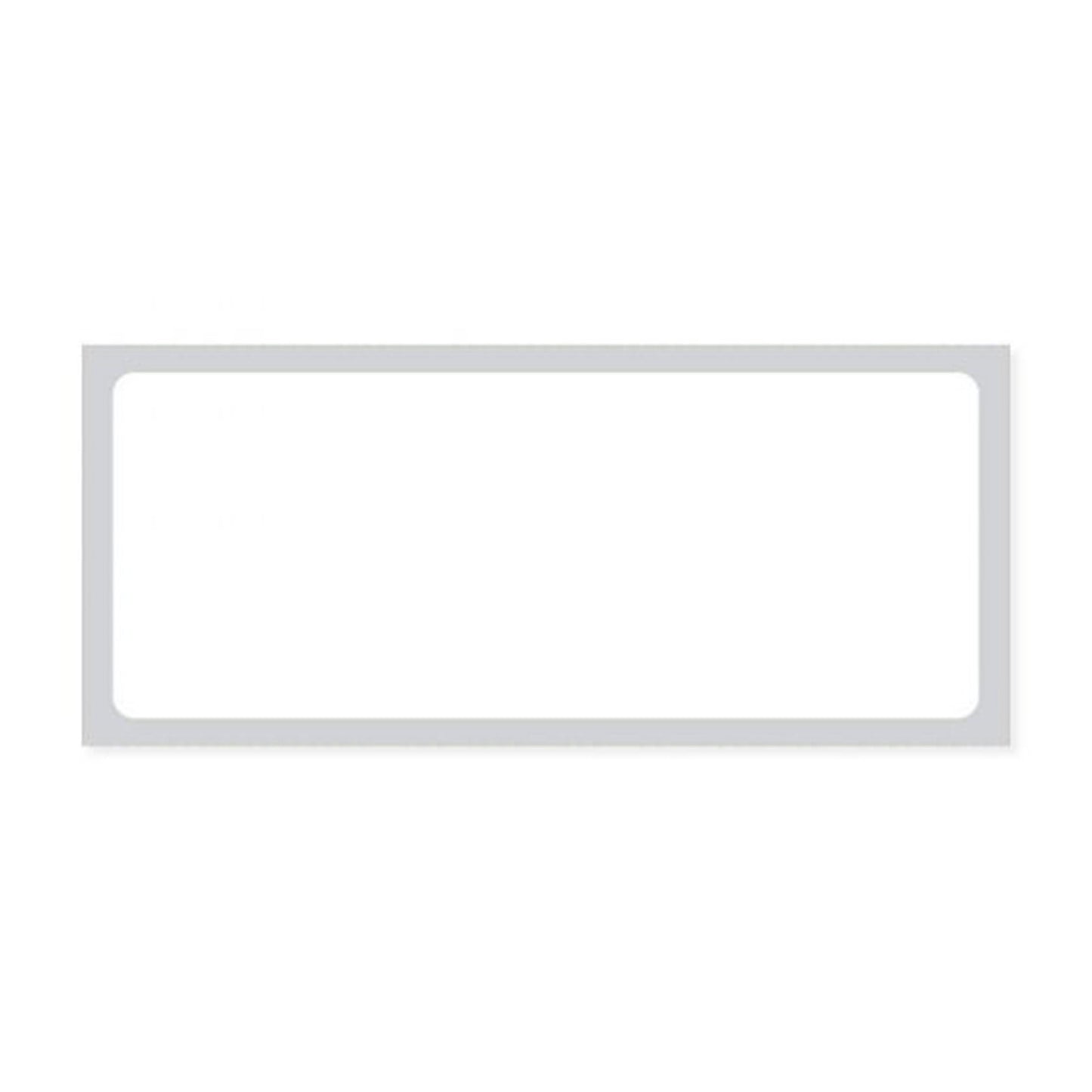 PDC Blank Label Thermal White Permanent Paper
