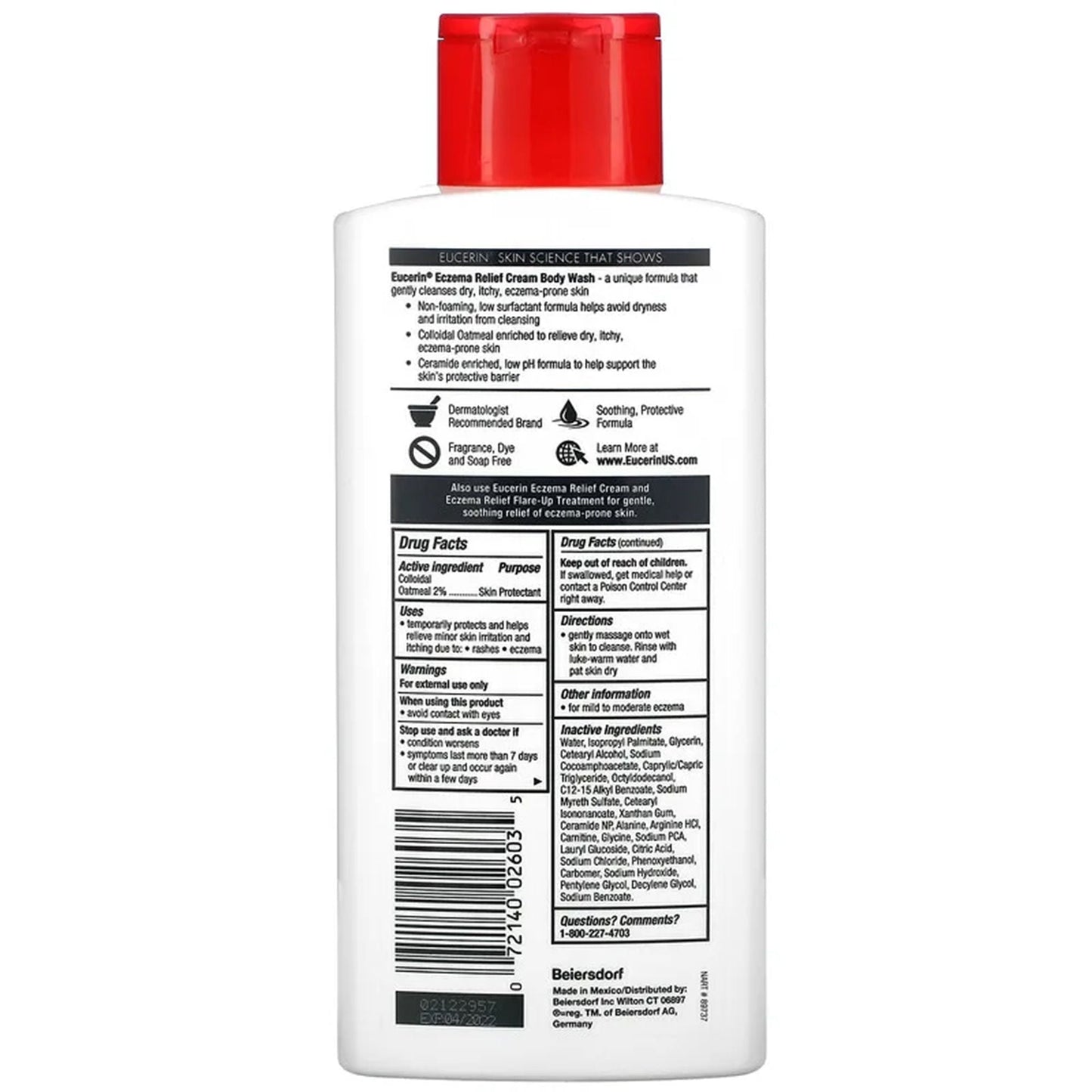 Eucerin® Eczema Relief Cream and Body Wash