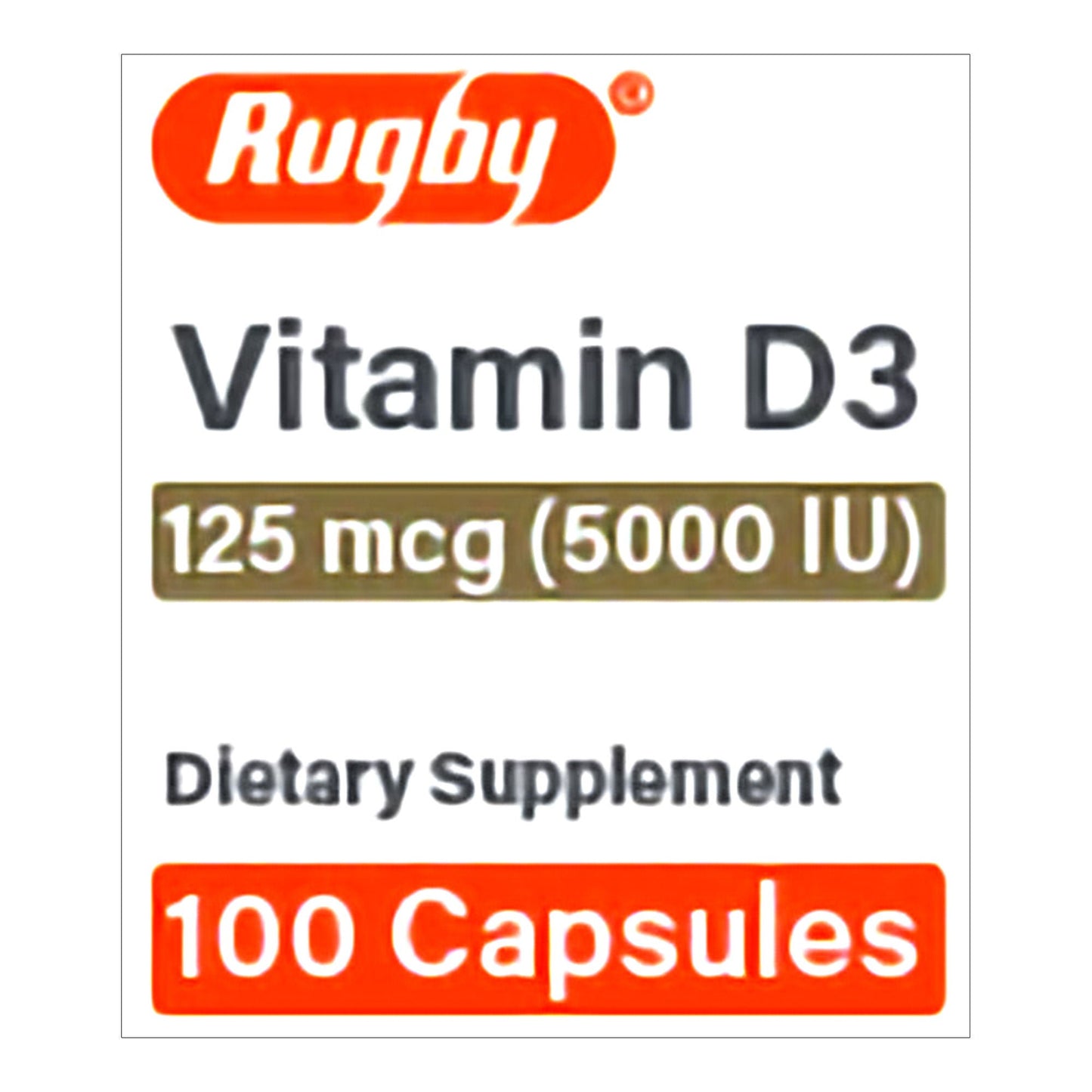 Vitamin Supplement Vitamin D3 125 mcg Strength Capsule