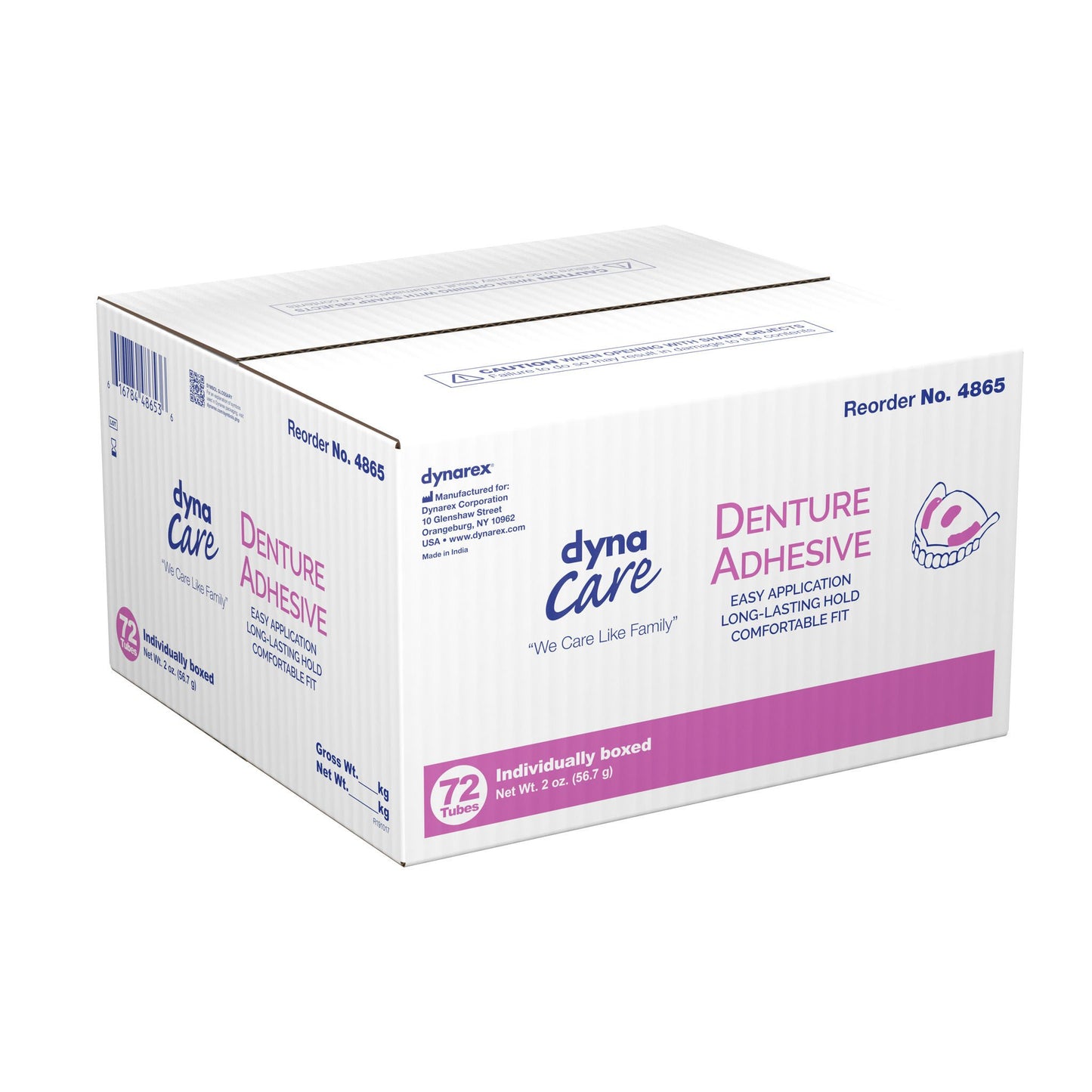dynarex® Denture Adhesive Cream, Tube