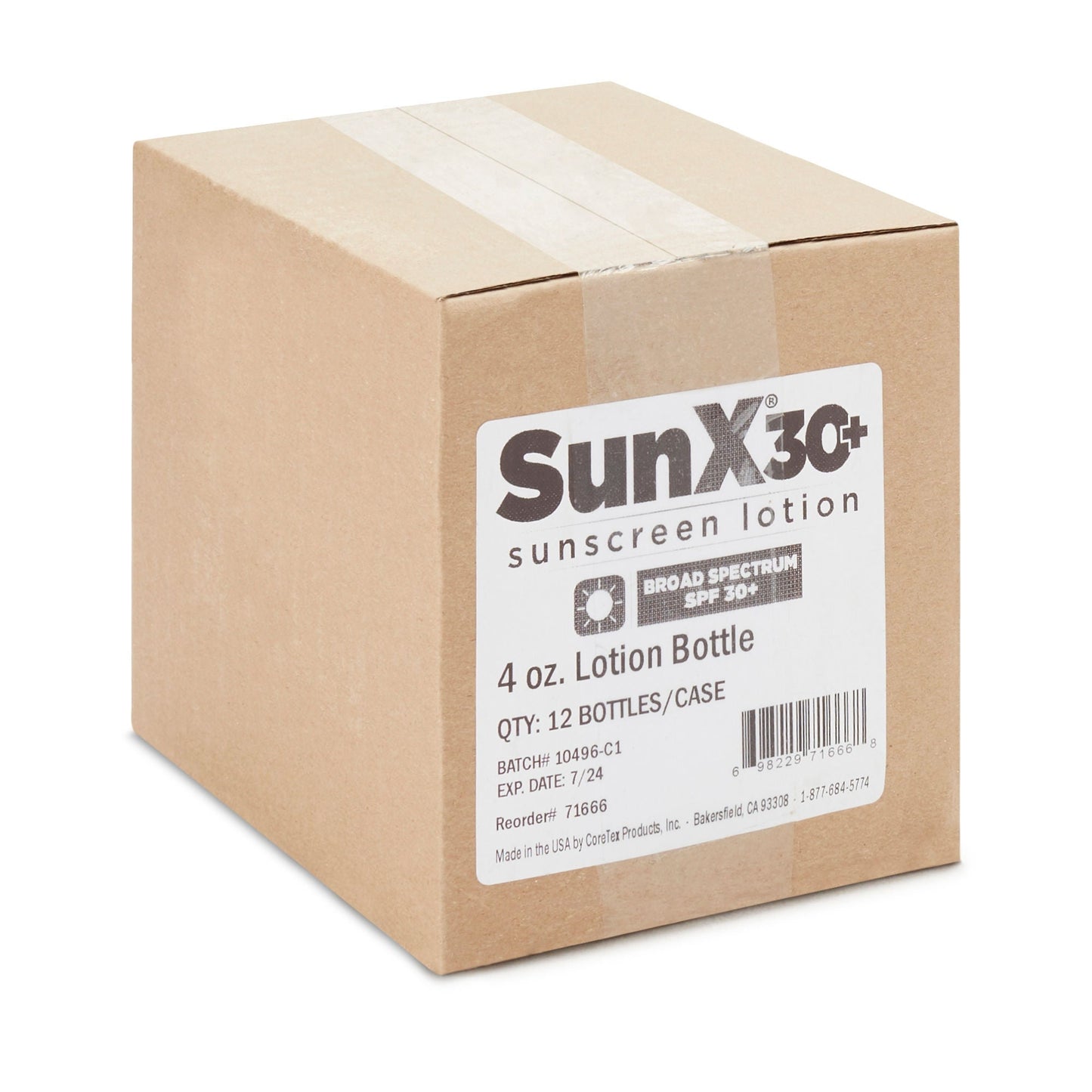 SunX® SPF 30+ Sunscreen, Bottle