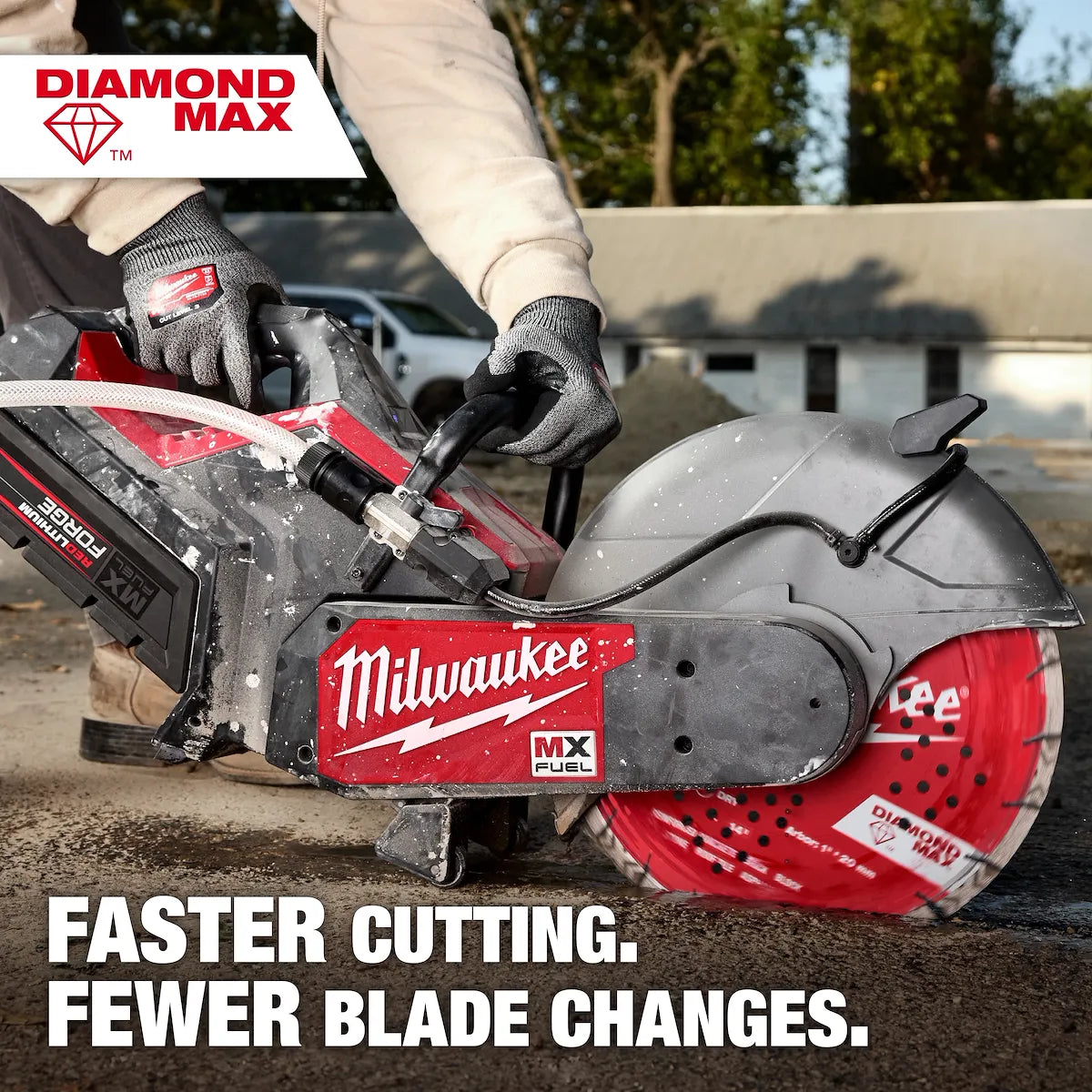 Milwaukee 9" DIAMOND MAX All-Purpose Segmented Turbo Diamond Blade 49-93-7125 | Diamond Coated
