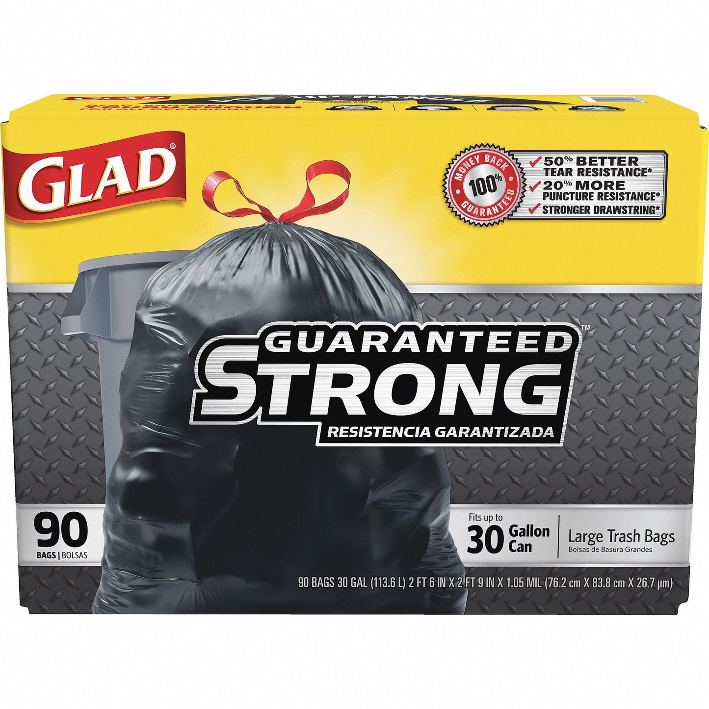 Glad® Trash Bag, Black