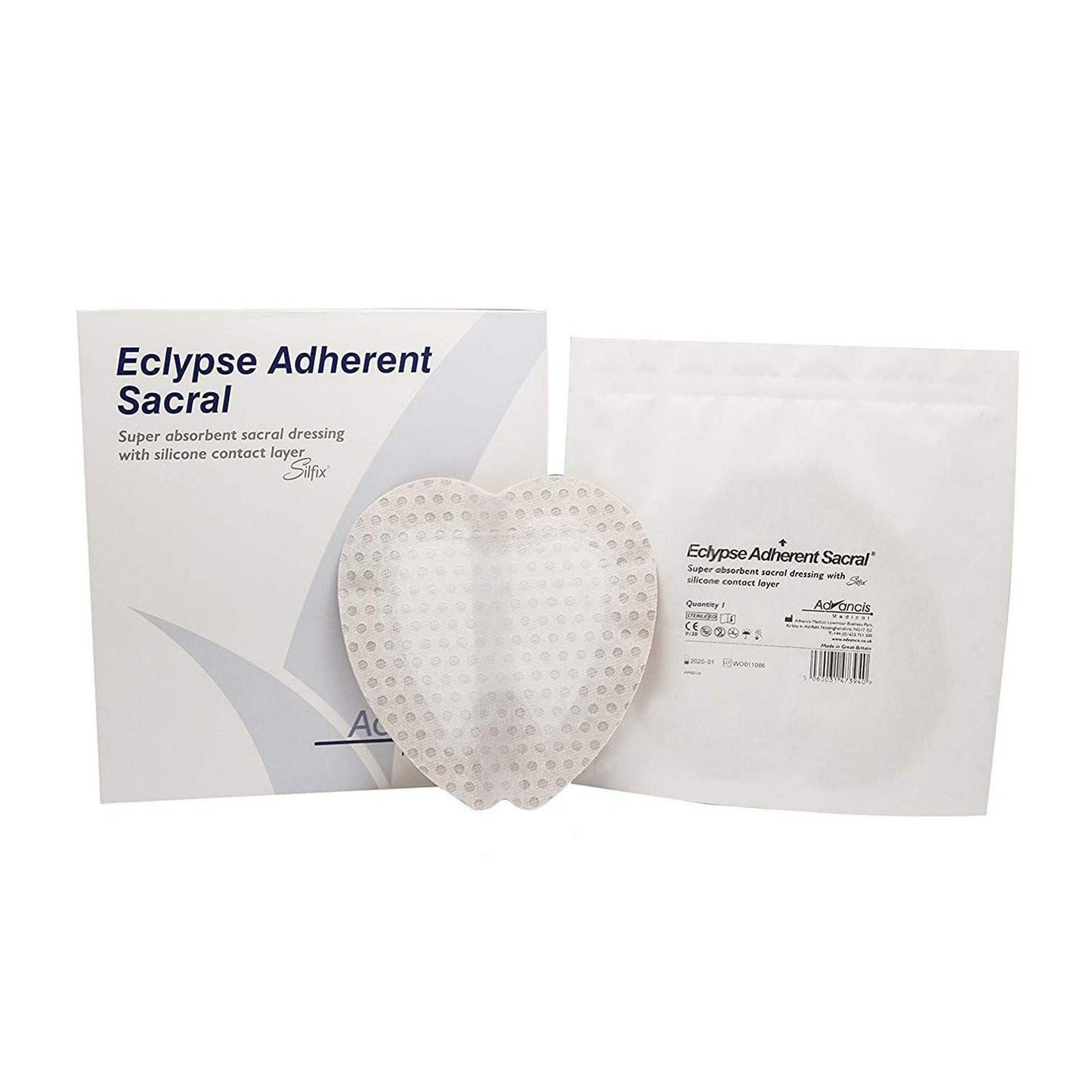 Eclypse Adherent Sacral Super Absorbent Dressing Sacral