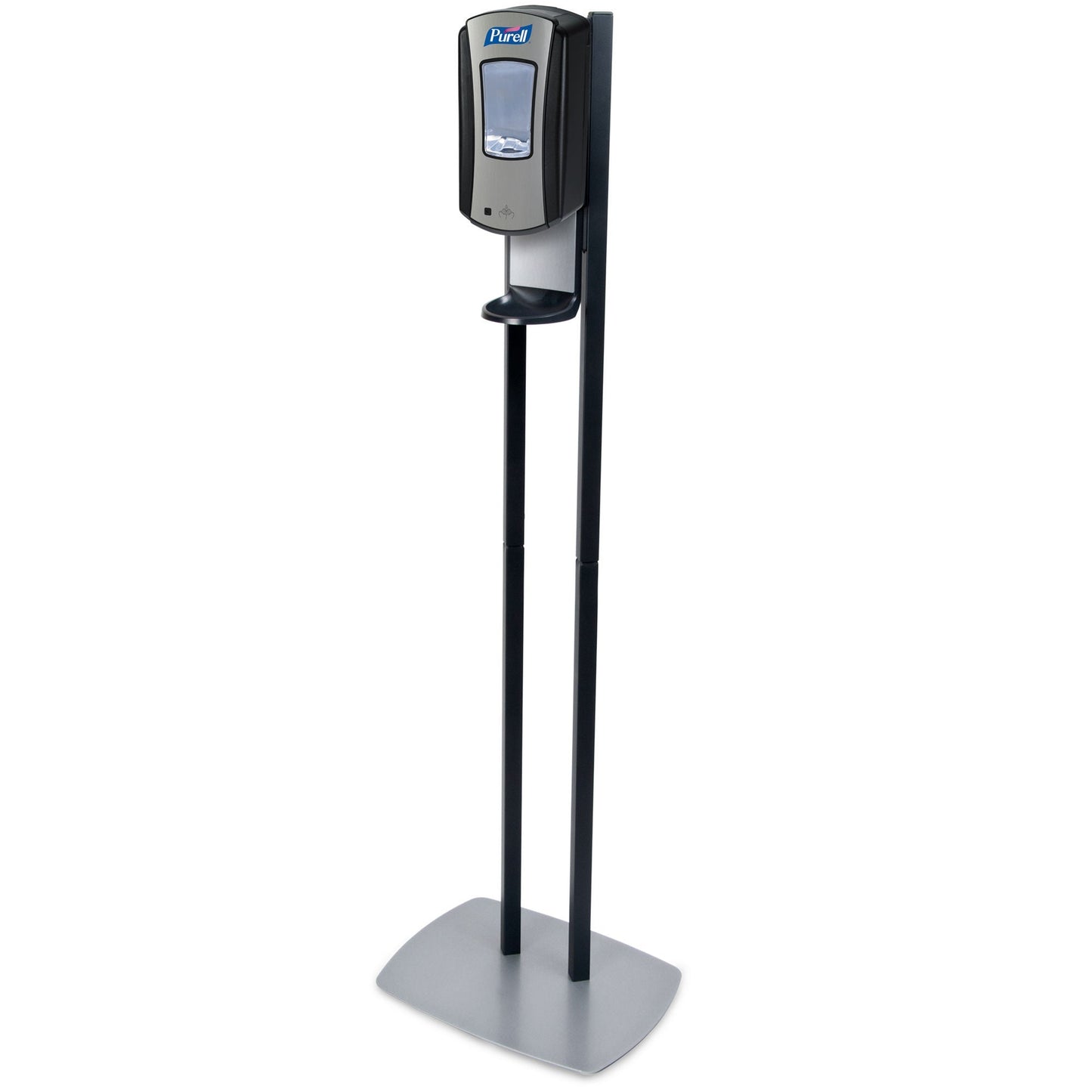 PURELL LTX-12 Hand Hygiene Dispenser Floor Stand Chrome / Black ABS Plastic Touch Free Floor Stand