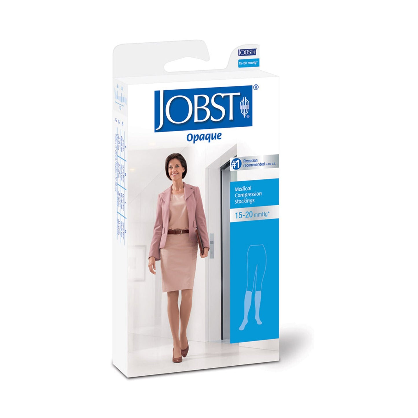 Jobst® Compression Knee-High Stockings, X-Large, Natural