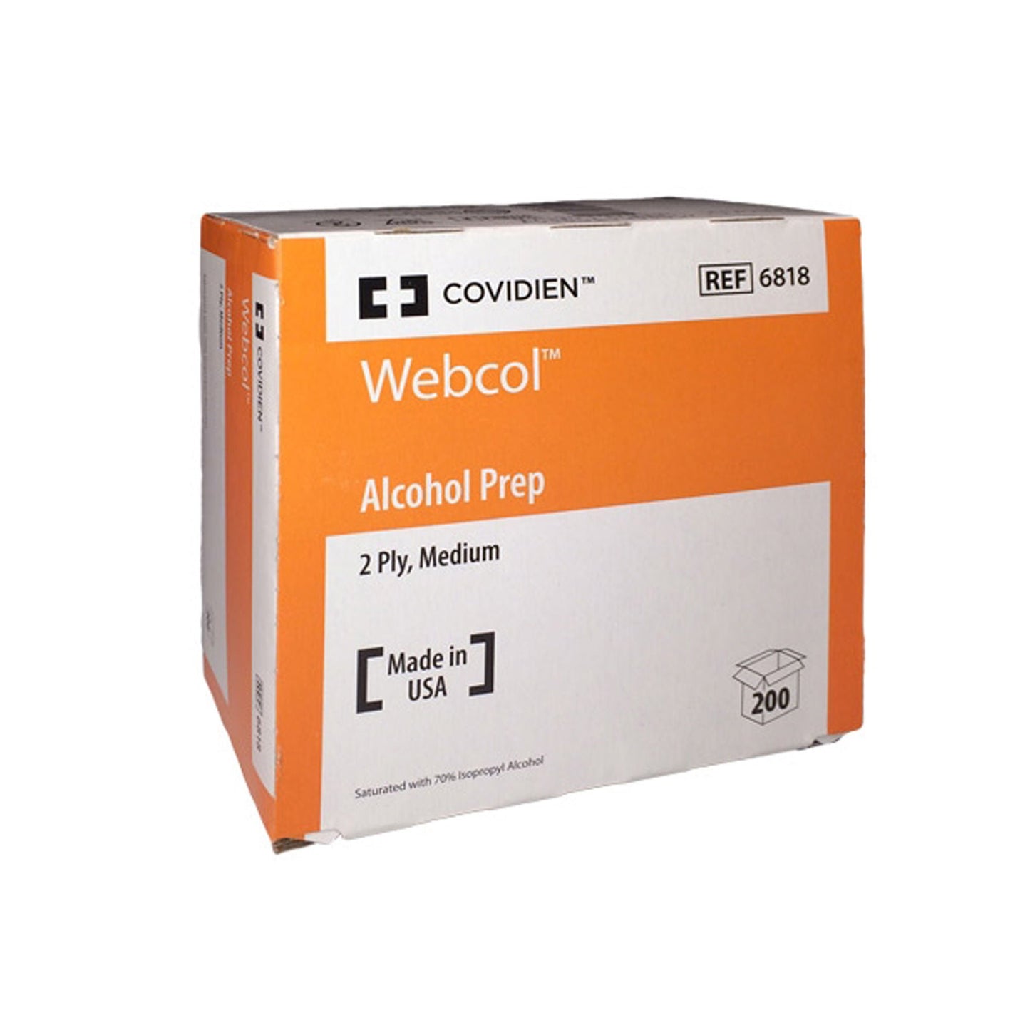 Webcol™ Alcohol Prep Pad, Individual Packets