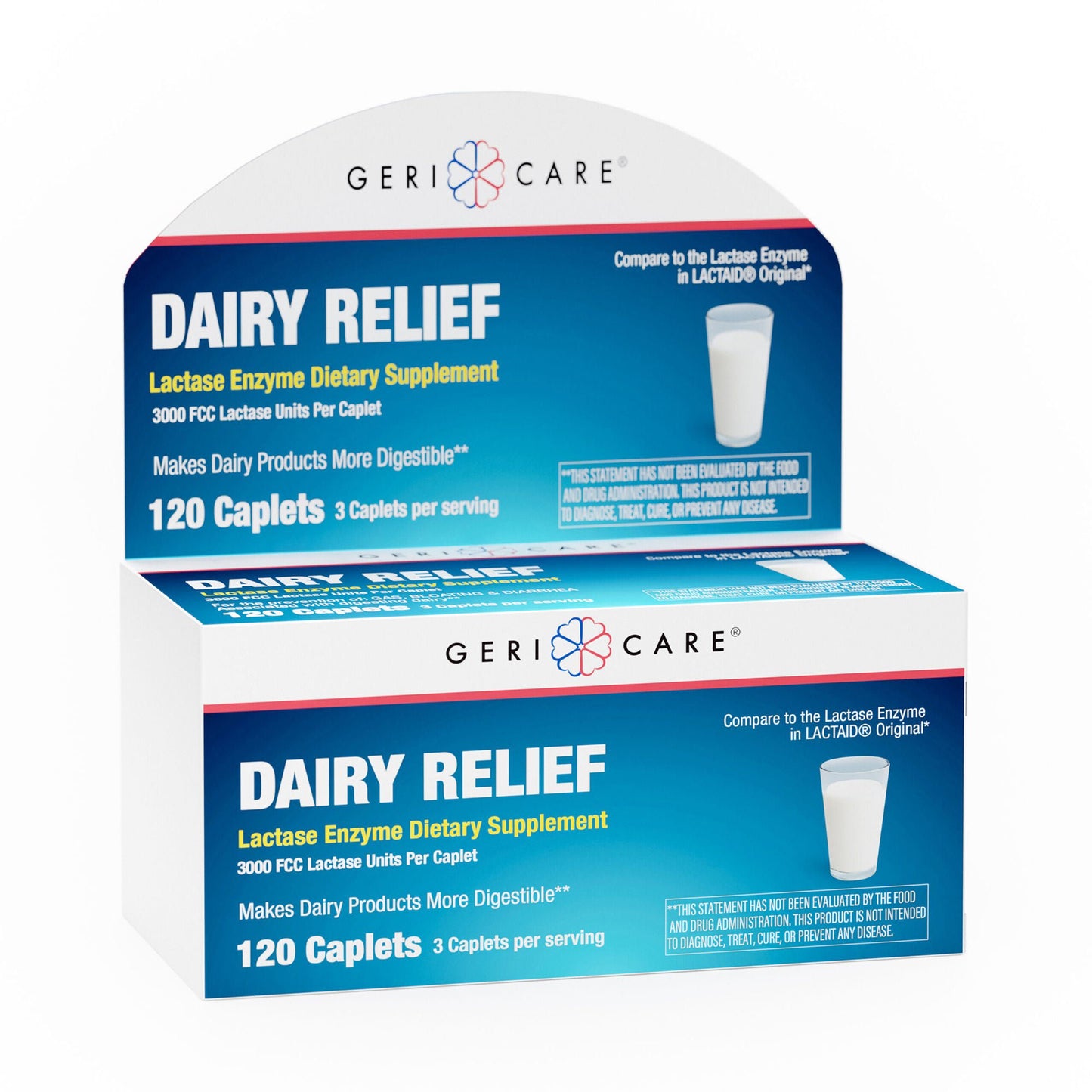 Geri-Care Dietary Supplement Lactase Enzyme 9,000 IU Strength Caplet