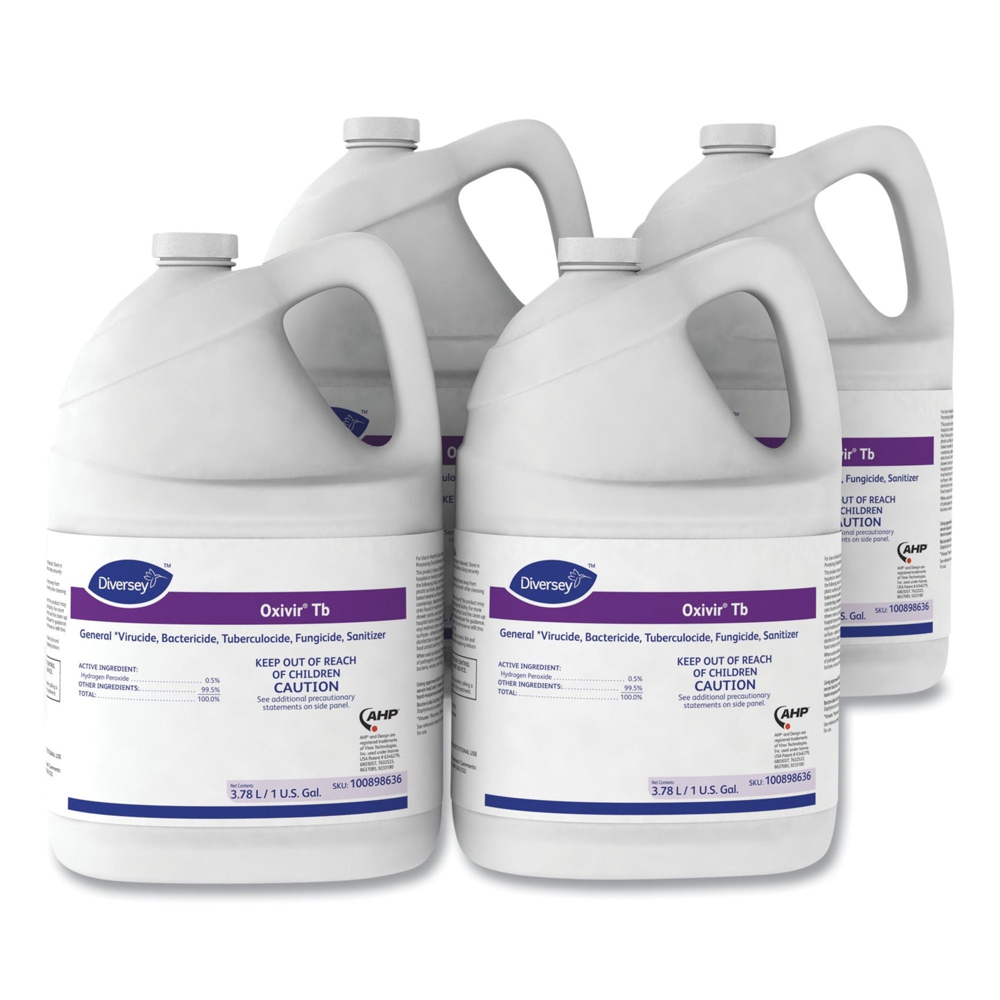 Diversey Oxivir Tb Surface Disinfectant Cleaner Peroxide Based Manual Pour Liquid Jug Cherry Almond Scent