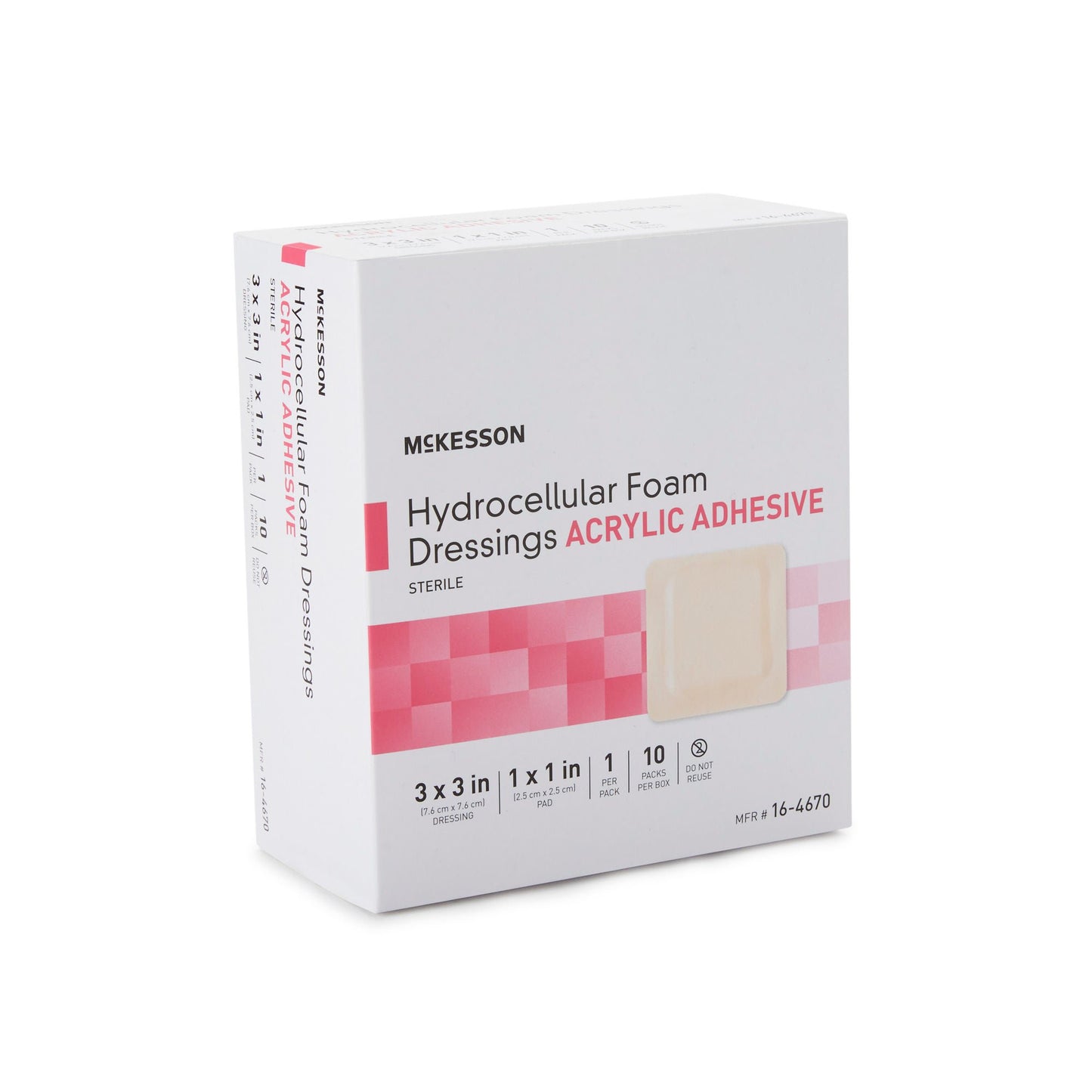 McKesson Adhesive Foam Dressing with Border