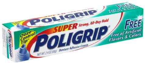 Poligrip Zinc-Free Denture Adhesive Cream