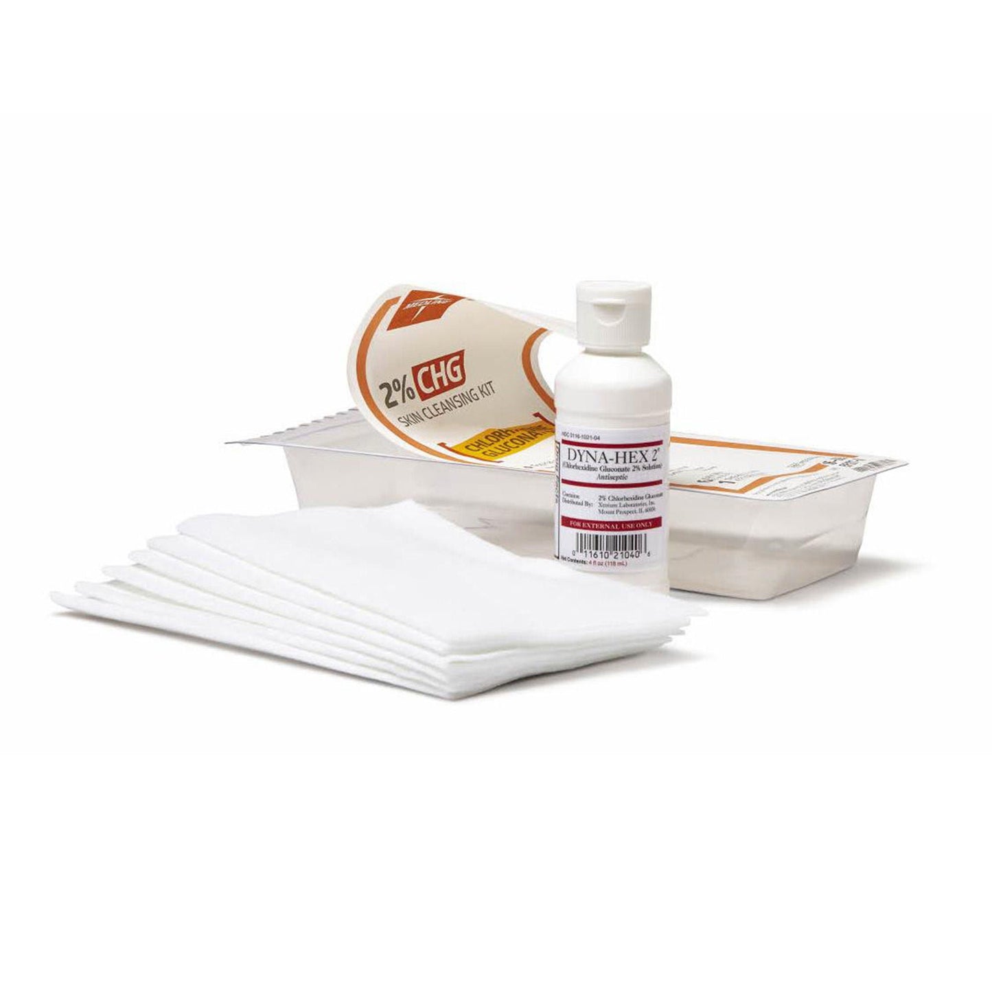 Medline Skin Prep Kit Peel Back Pouch 2% Strength CHG (Chlorhexidine Gluconate)