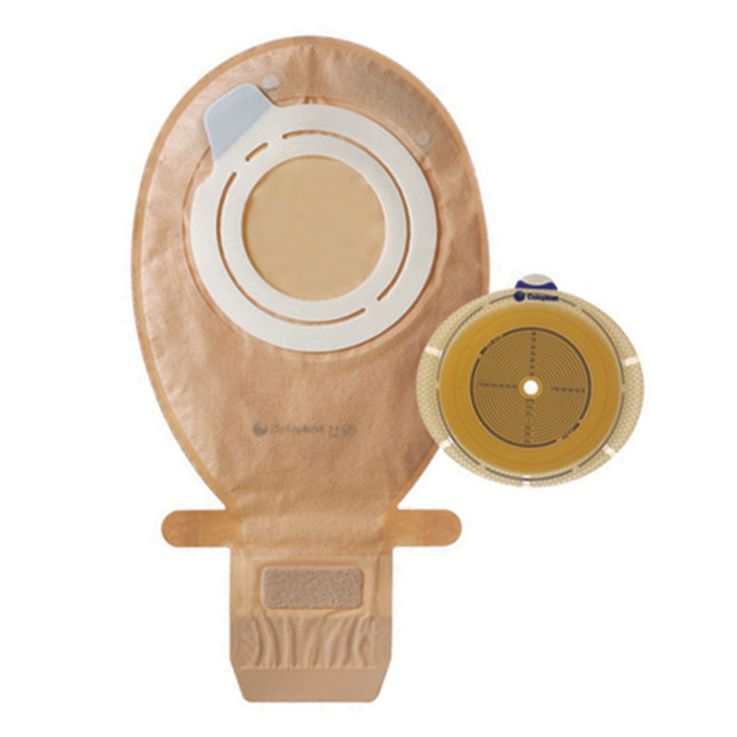SenSura Flex Wide Ostomy Pouch Two-Piece System Maxi Length Convex, Trim to Fit Stoma Drainable