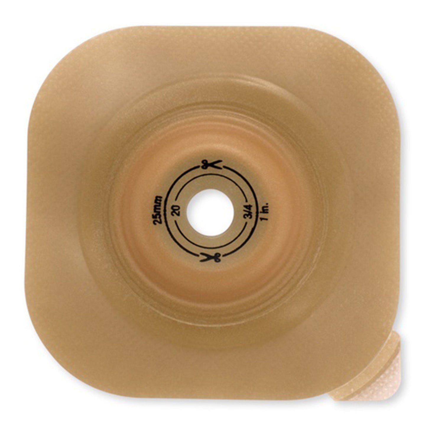New Image™ Convex CeraPlus™ Skin Barrier, Flange, Up to 51 mm Opening, Blue