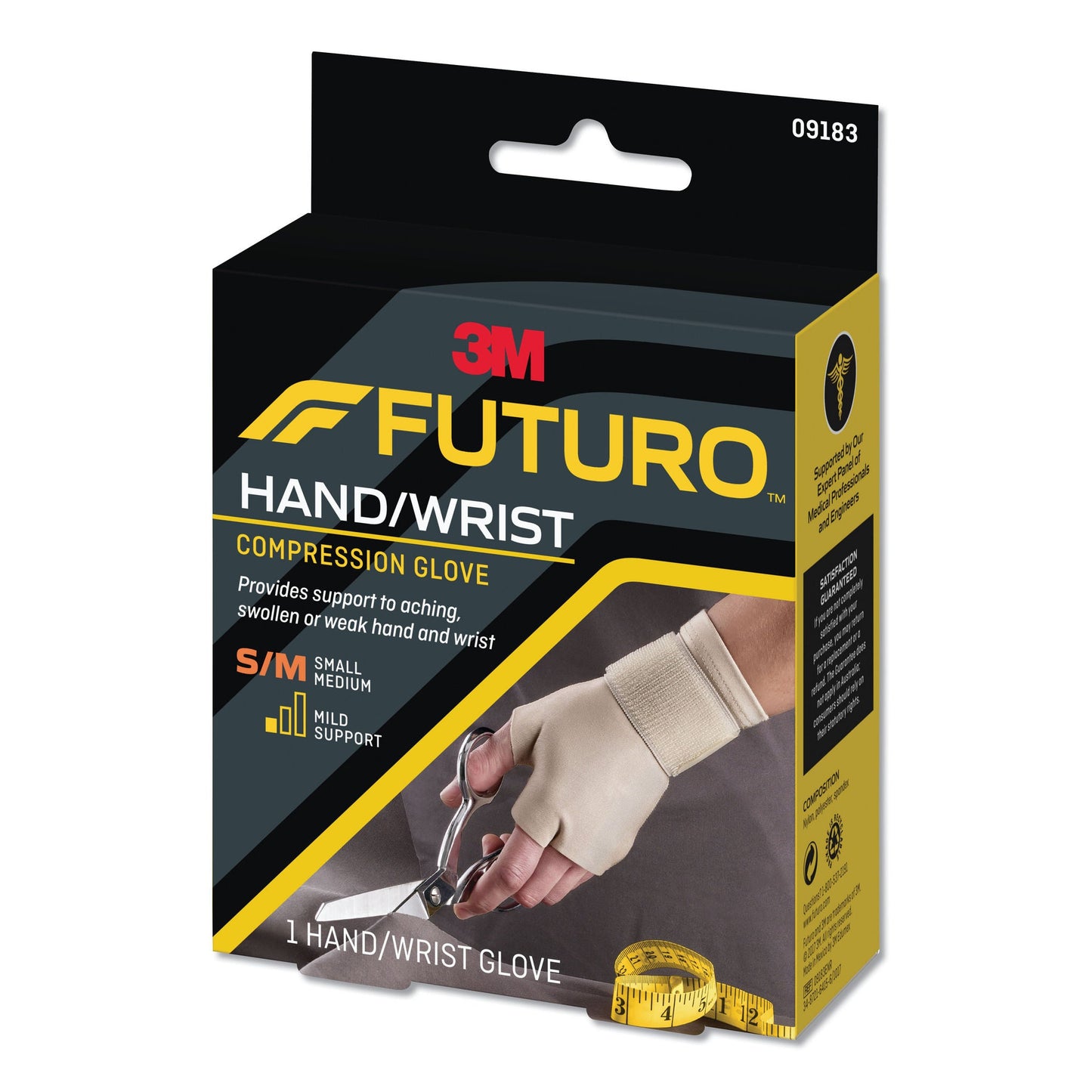 3M™ Futuro™ Nylon / Polyester / Spandex Compression Gloves, Beige - view 2