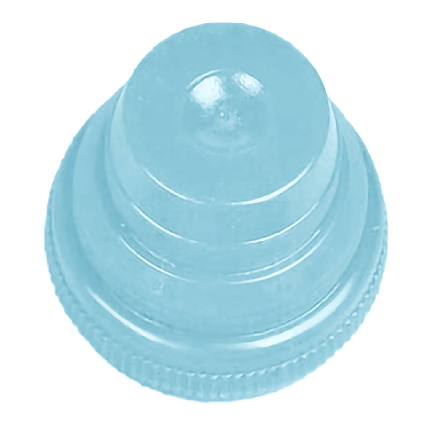 Globe Scientific Tube Closure Plug Cap Universal 10 to 16 mm Diameter NonSterile Light Blue