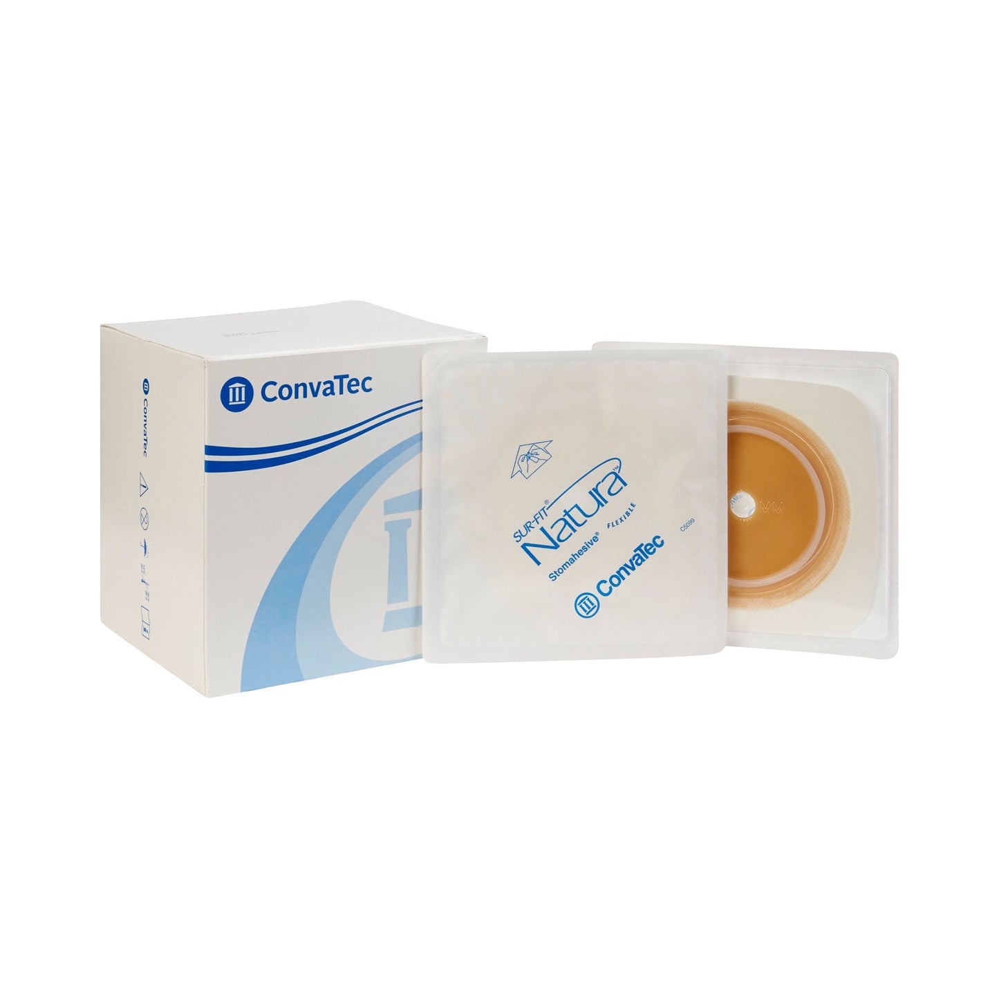 Sur-Fit Natura® Two-Piece Stomahesive® Skin Barrier, flange, Box of 10
