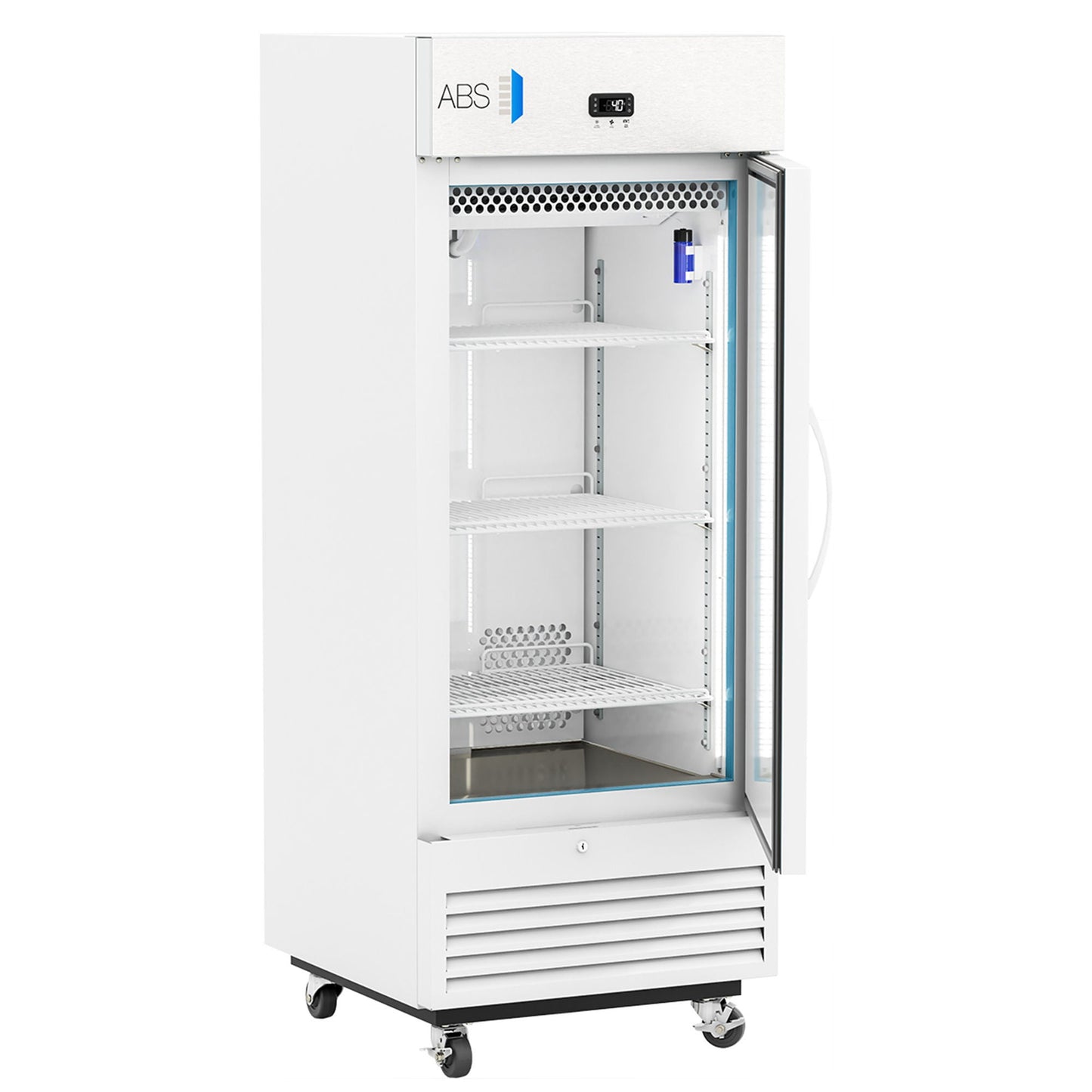 ABS Upright Refrigerator Laboratory Use 12 cu.ft. 1 Solid Swing Door Cycle Defrost