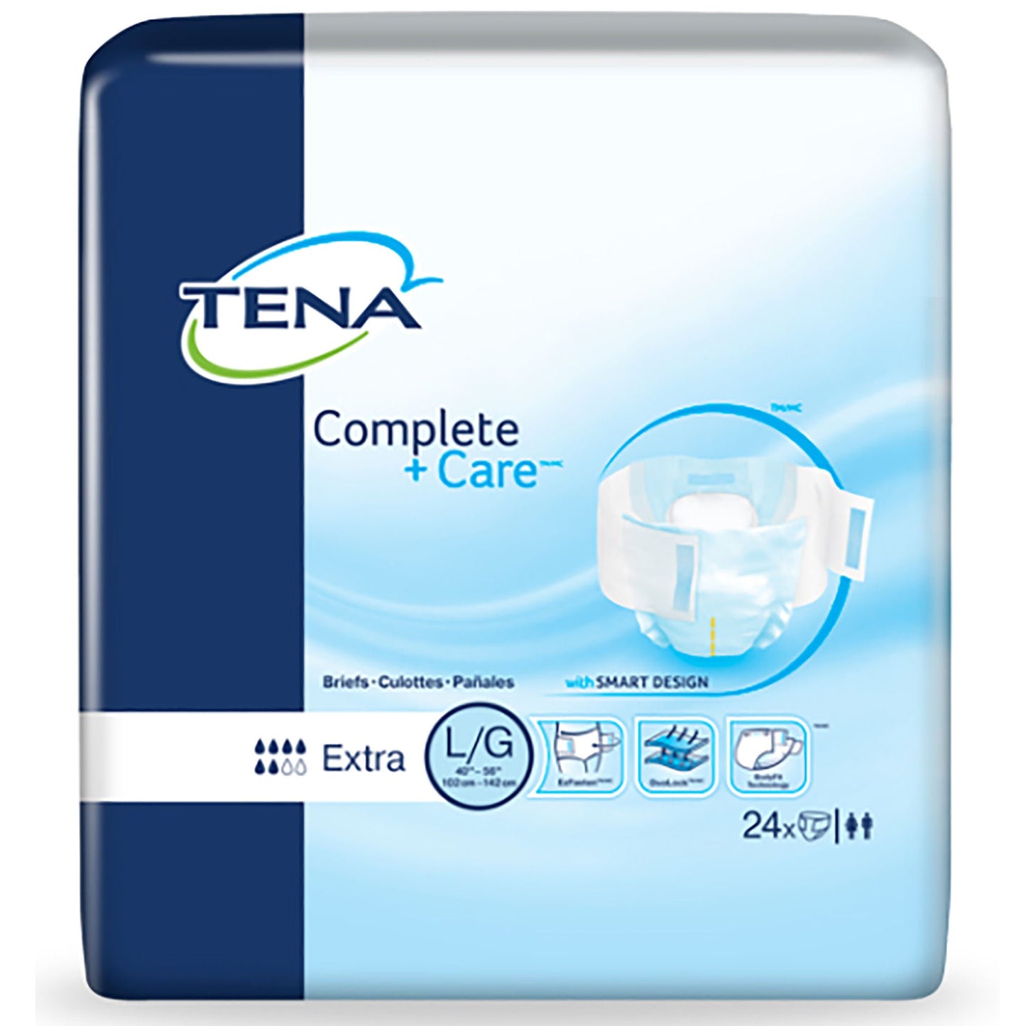 Tena® Complete +Care™ Extra Incontinence Brief