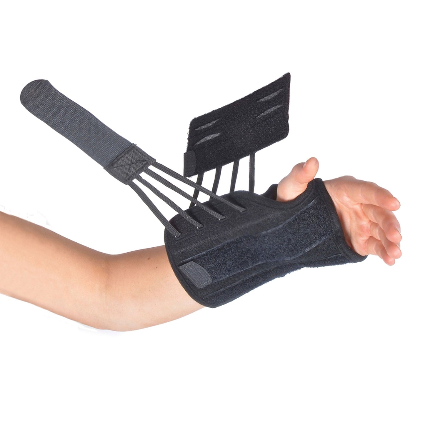 Titan Wrist Wrist Brace Aluminum / Nylon Left Hand Black