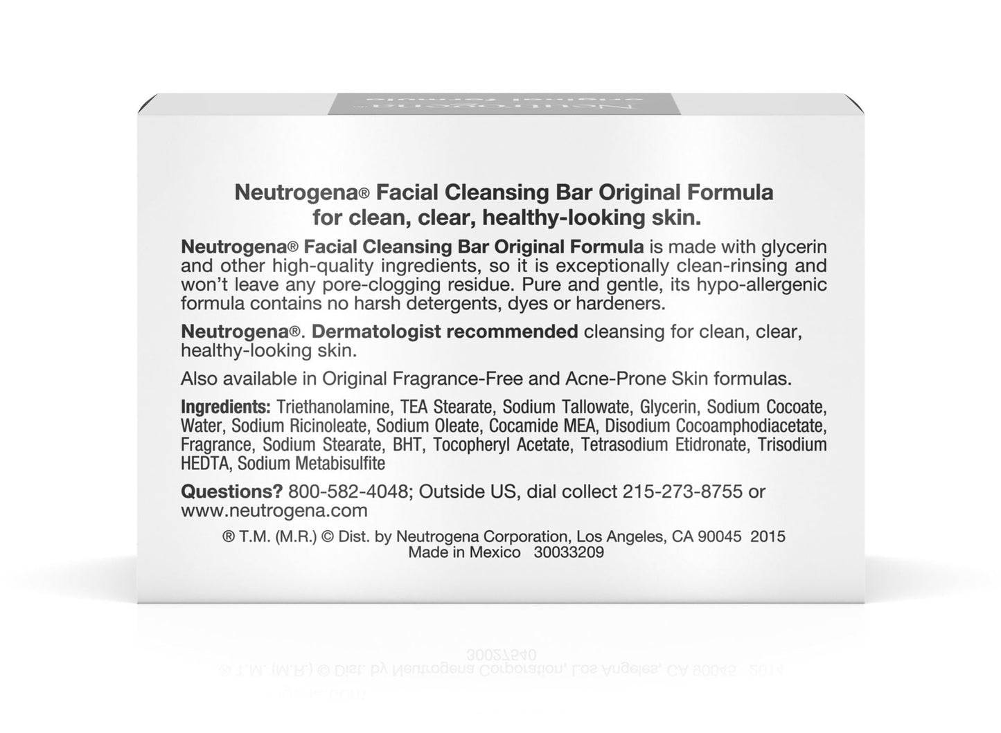 Neutrogena® Unscented Bar Soap