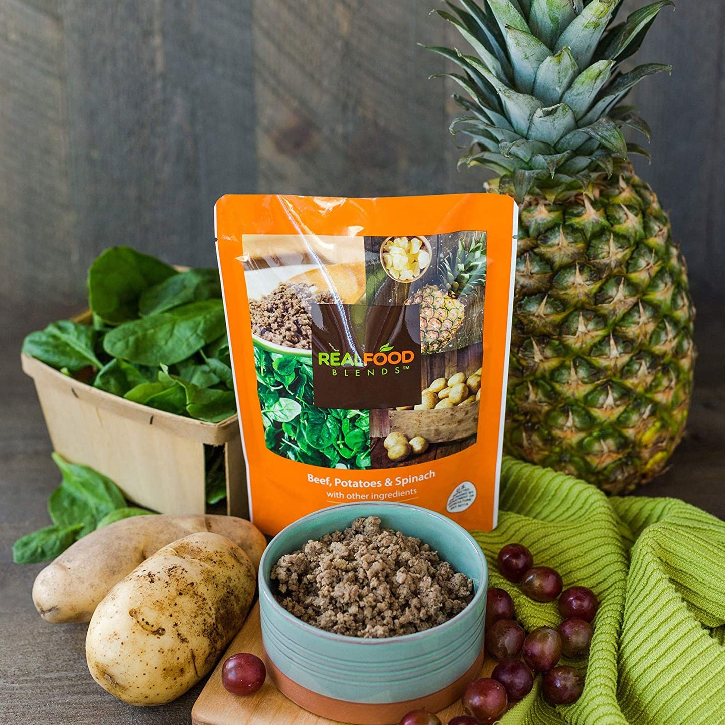 Real Food Blends™ Beef, Potatoes & Spinach Puree Blend for Tube Feeding