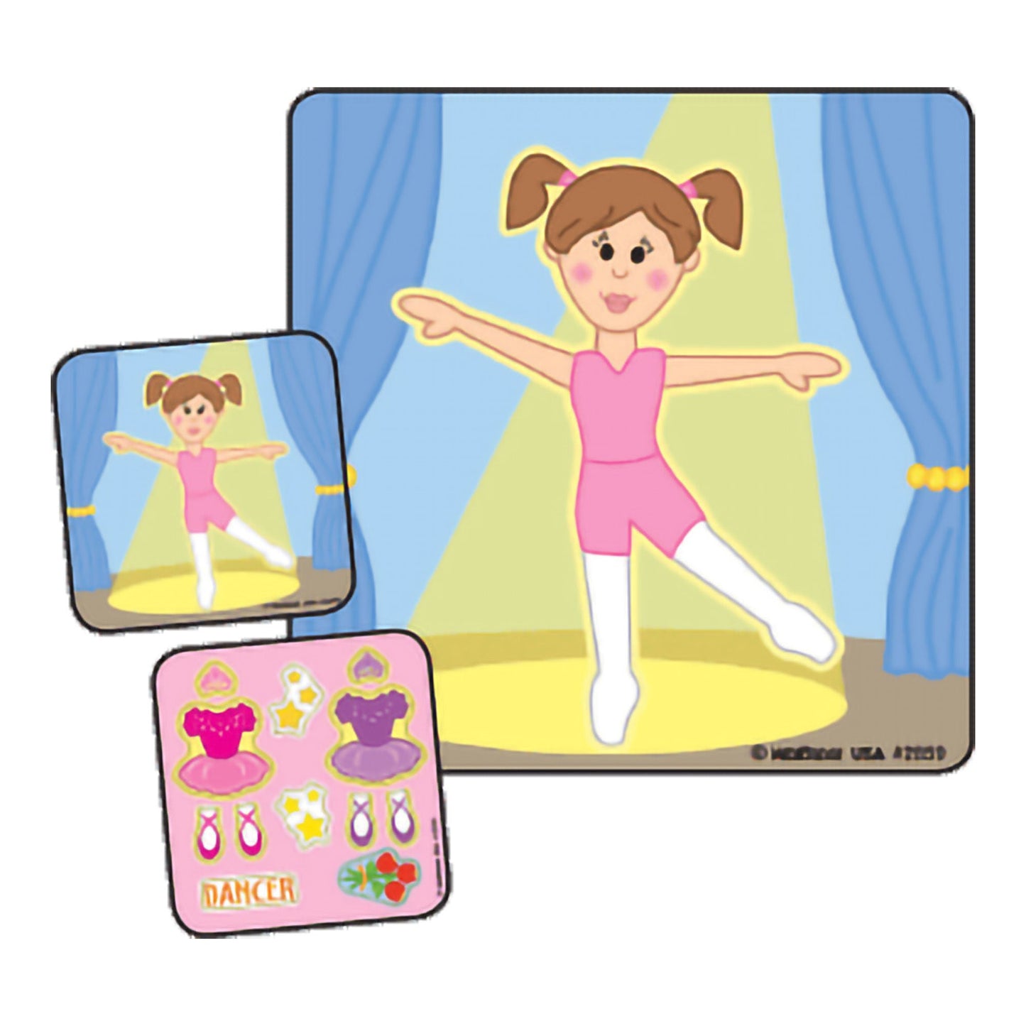 Make-A-Sticker Sticker Ballerina Make - A - Sticker , Assorted