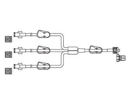 Codan IV Extension Set Without Port 8 Inch Tubing Without Filter